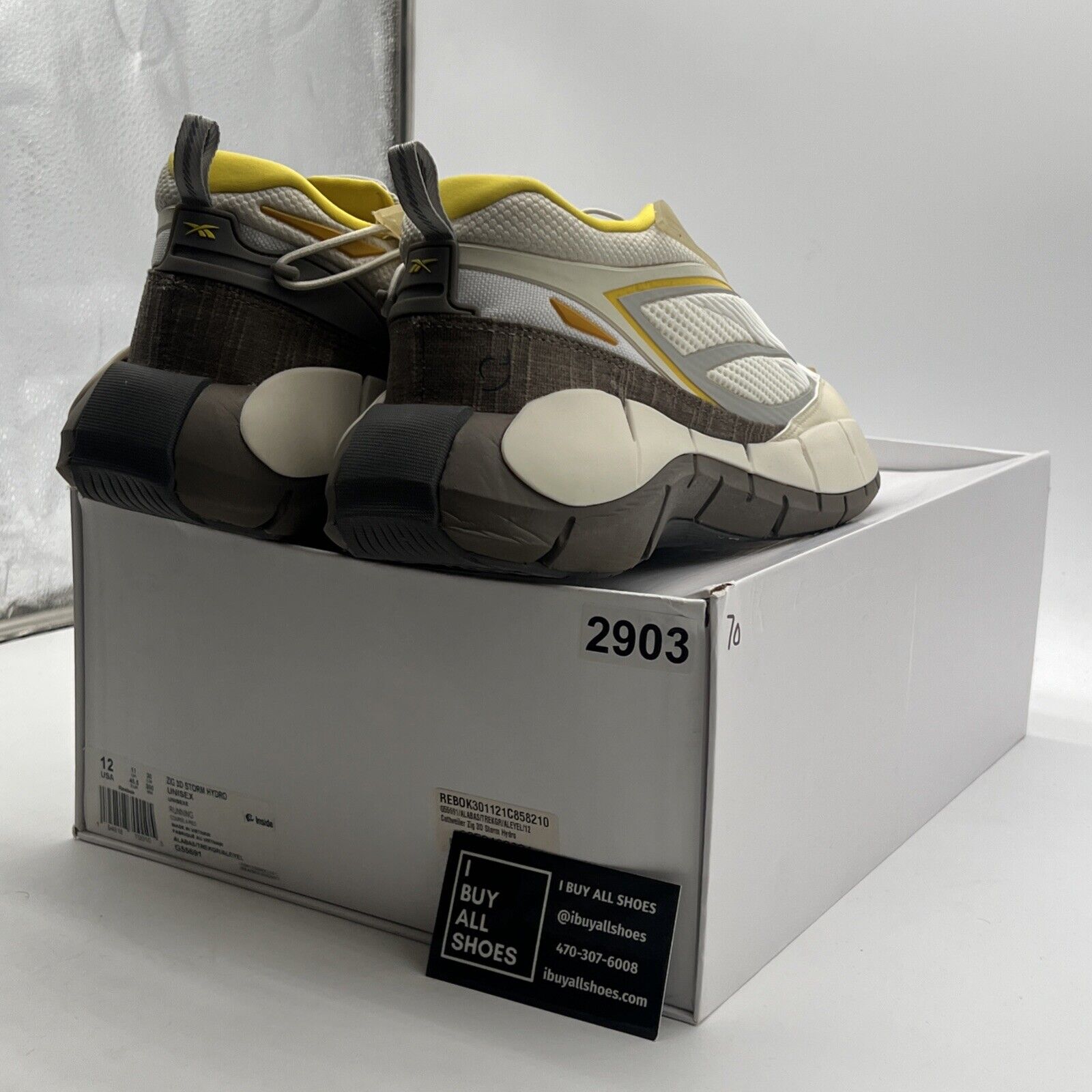 Size 12 - Reebok Cottweiler x Zig 3D Storm Hydro Alabaster (G55691)