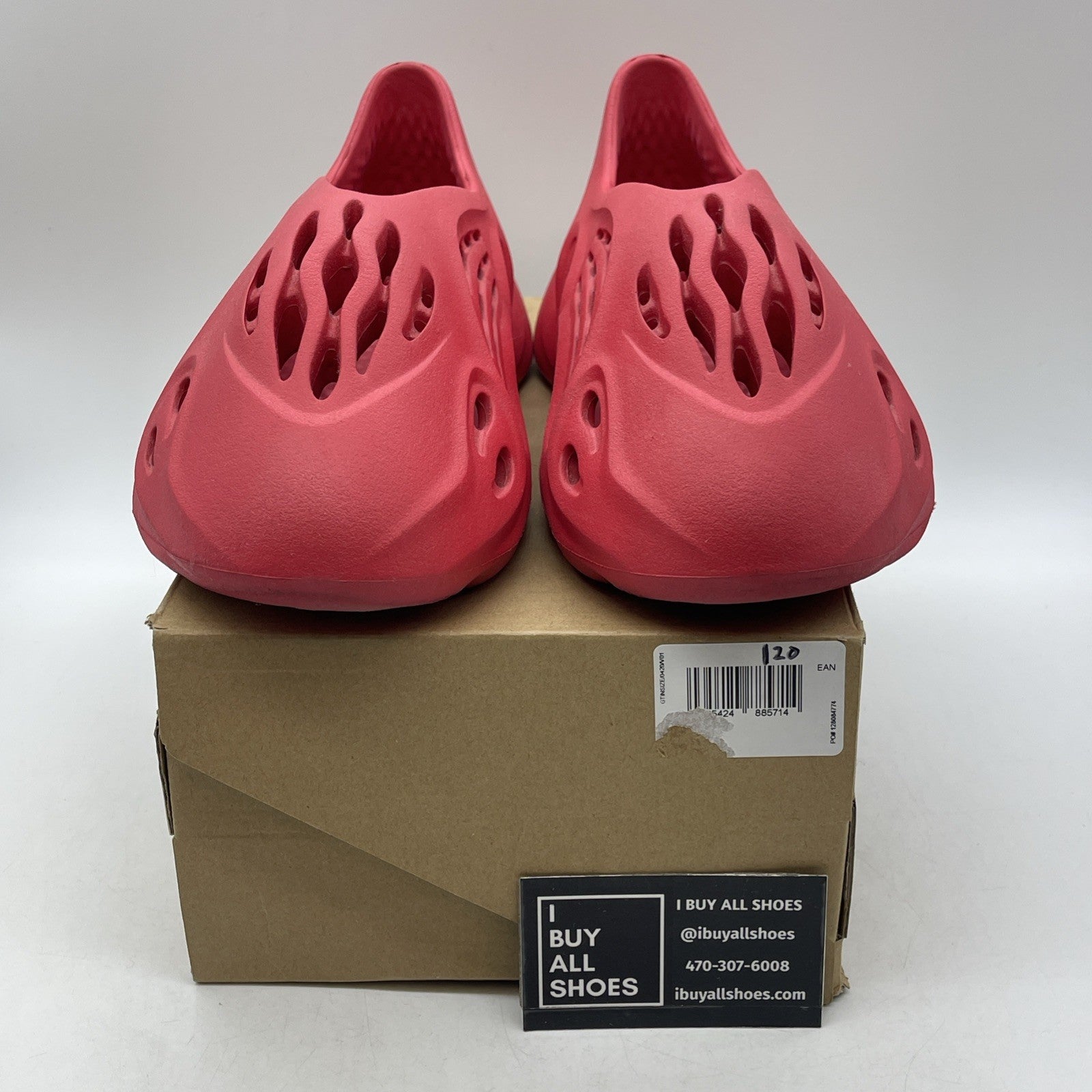 Size 9 - adidas Yeezy Foam Runner Vermillion (GW3355)