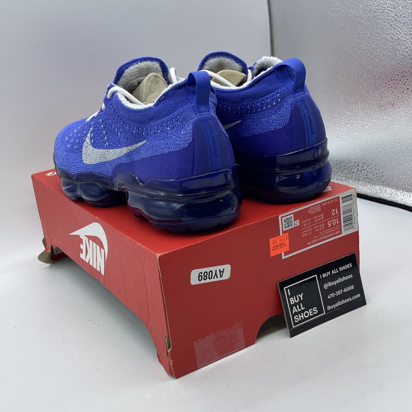 Size 10.5 - Nike Air VaporMax 2023 Flyknit Light Ultramarine (DV1678-500)