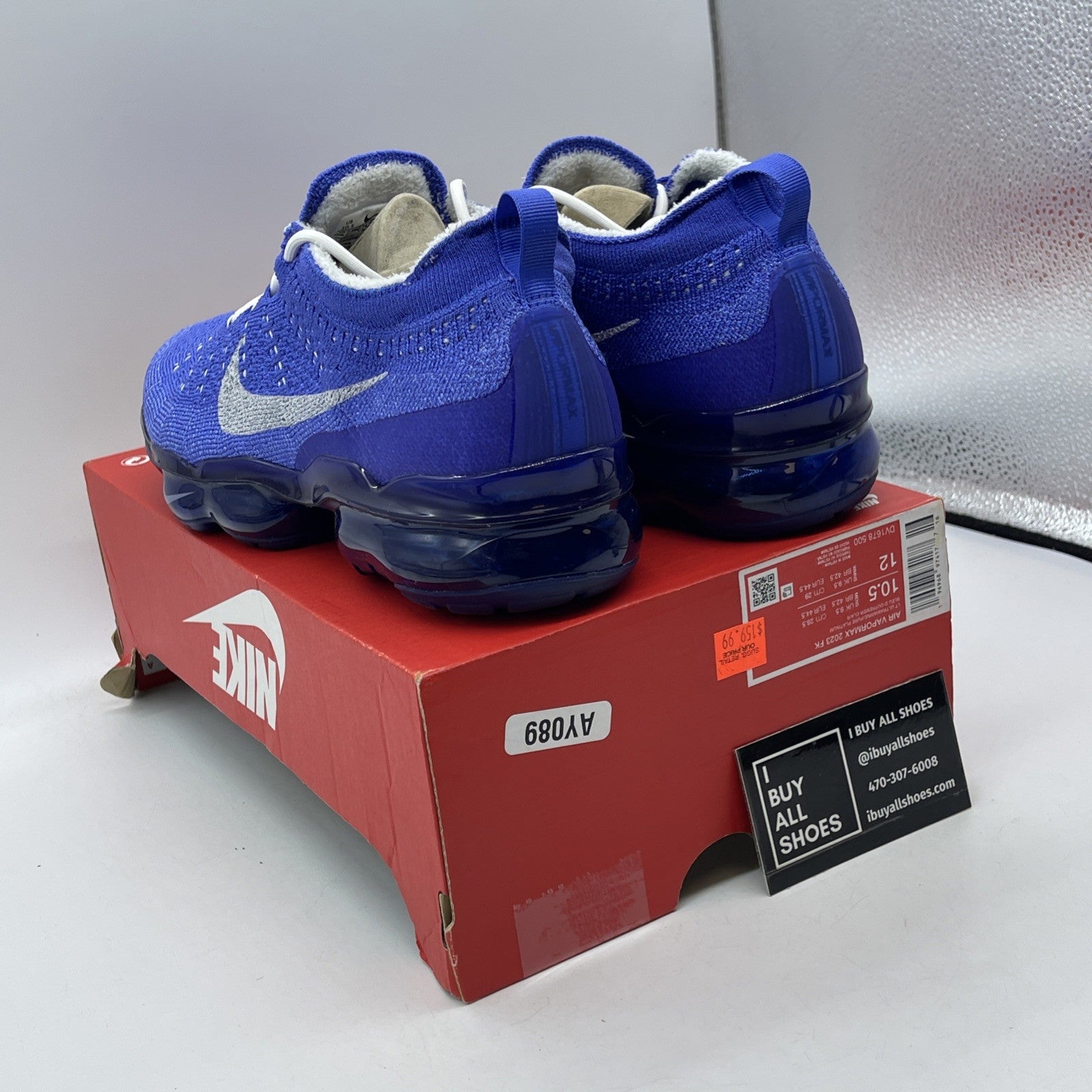 Size 10.5 - Nike Air VaporMax 2023 Flyknit Light Ultramarine (DV1678-500)