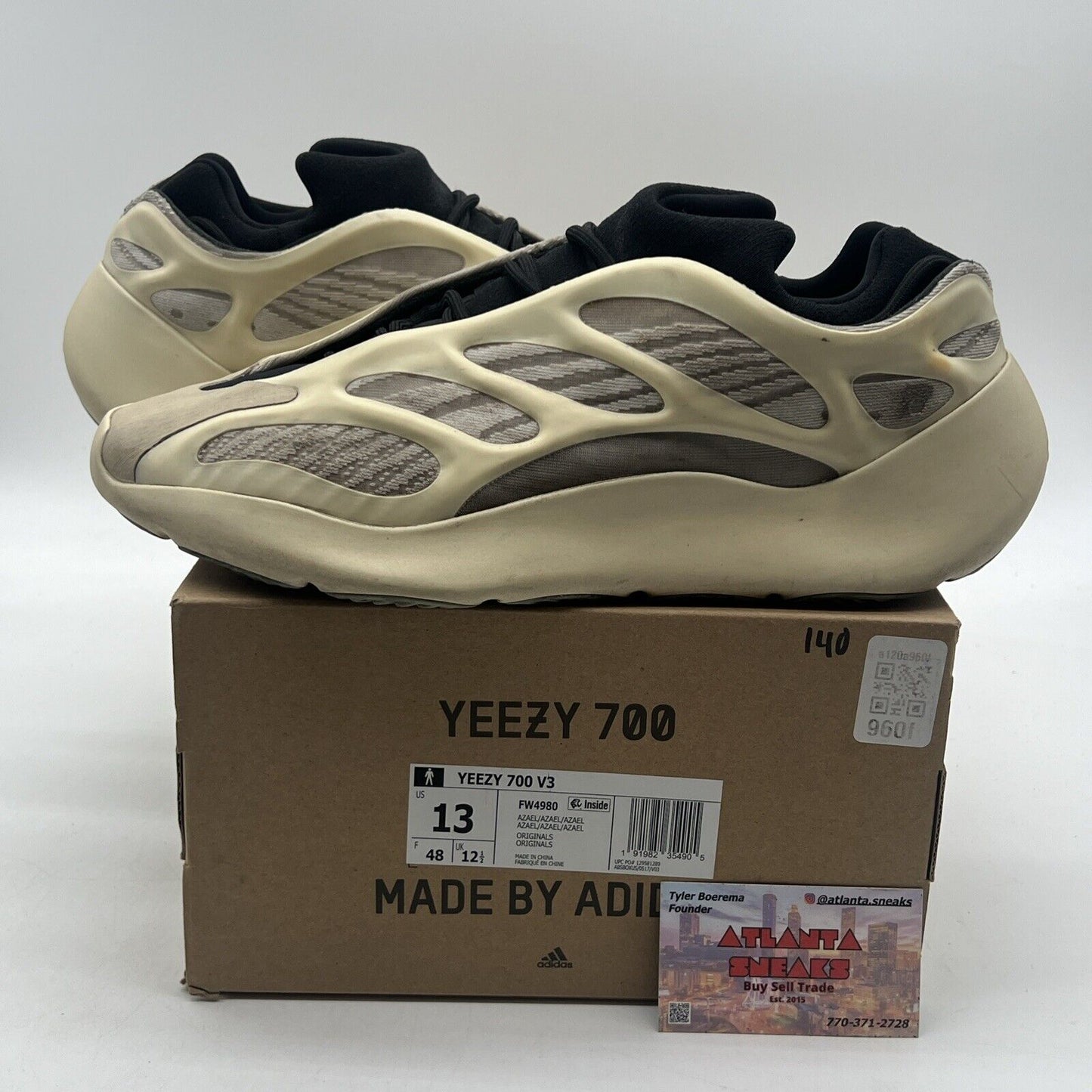 Size 13 - adidas Yeezy Boost 700 V3 Azael Black (FW4980)