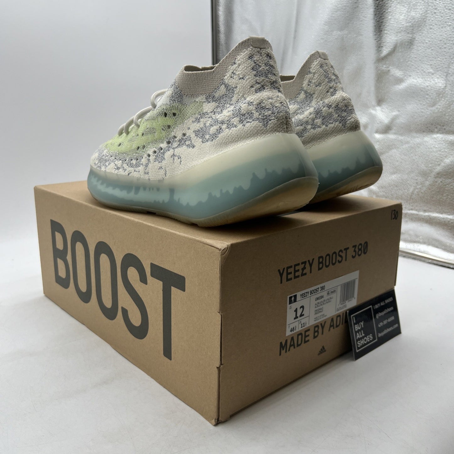 Size 12 - adidas Yeezy Boost 380 Alien Blue (GW0304)
