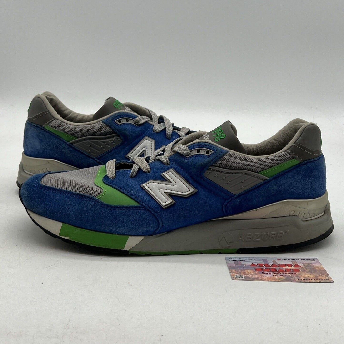 Size 12 - NEW BALANCE 998 x J CREW 'Ultramarine' (M998JC5) RARE