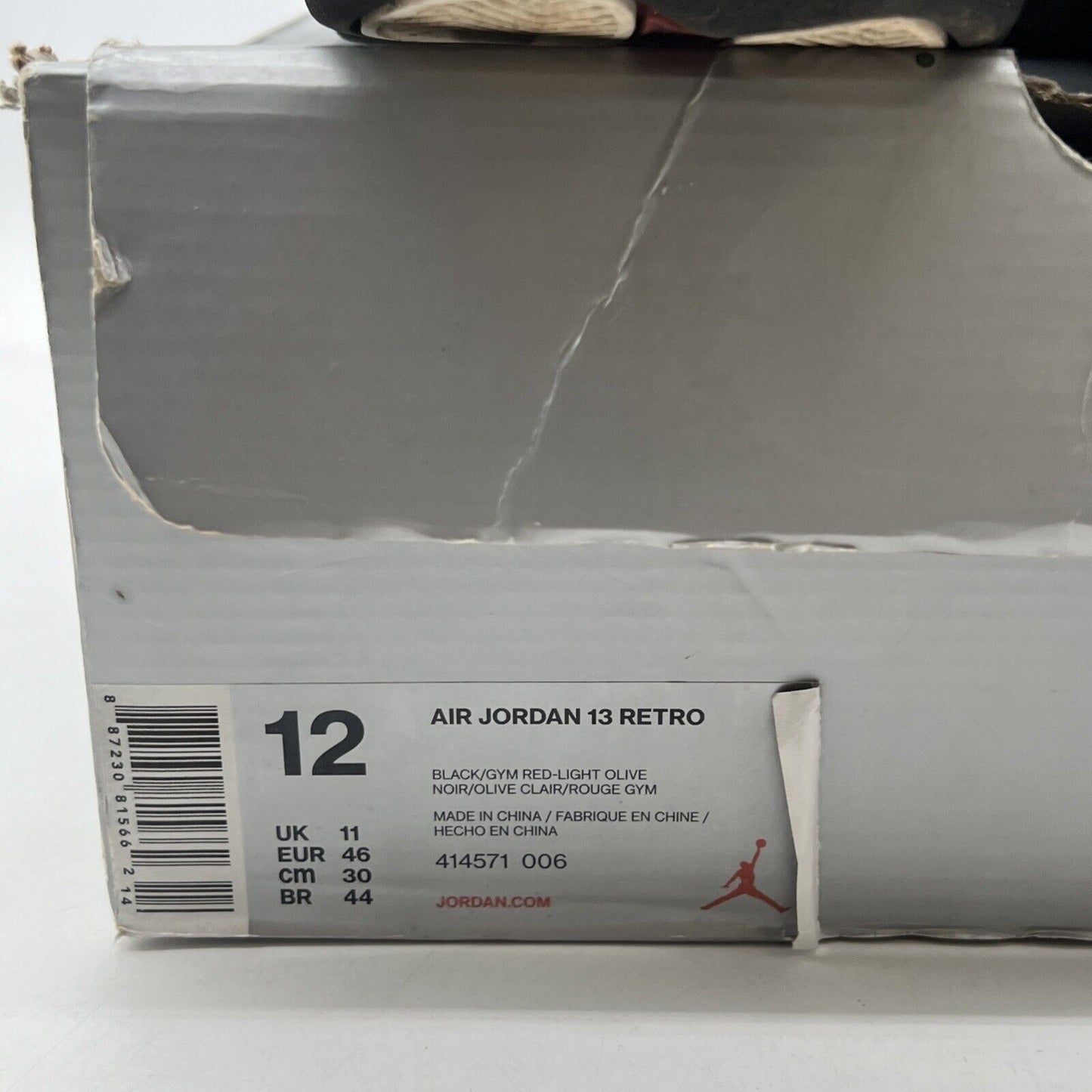 Size 12 - Air Jordan 13 Retro Olive (414571-006)