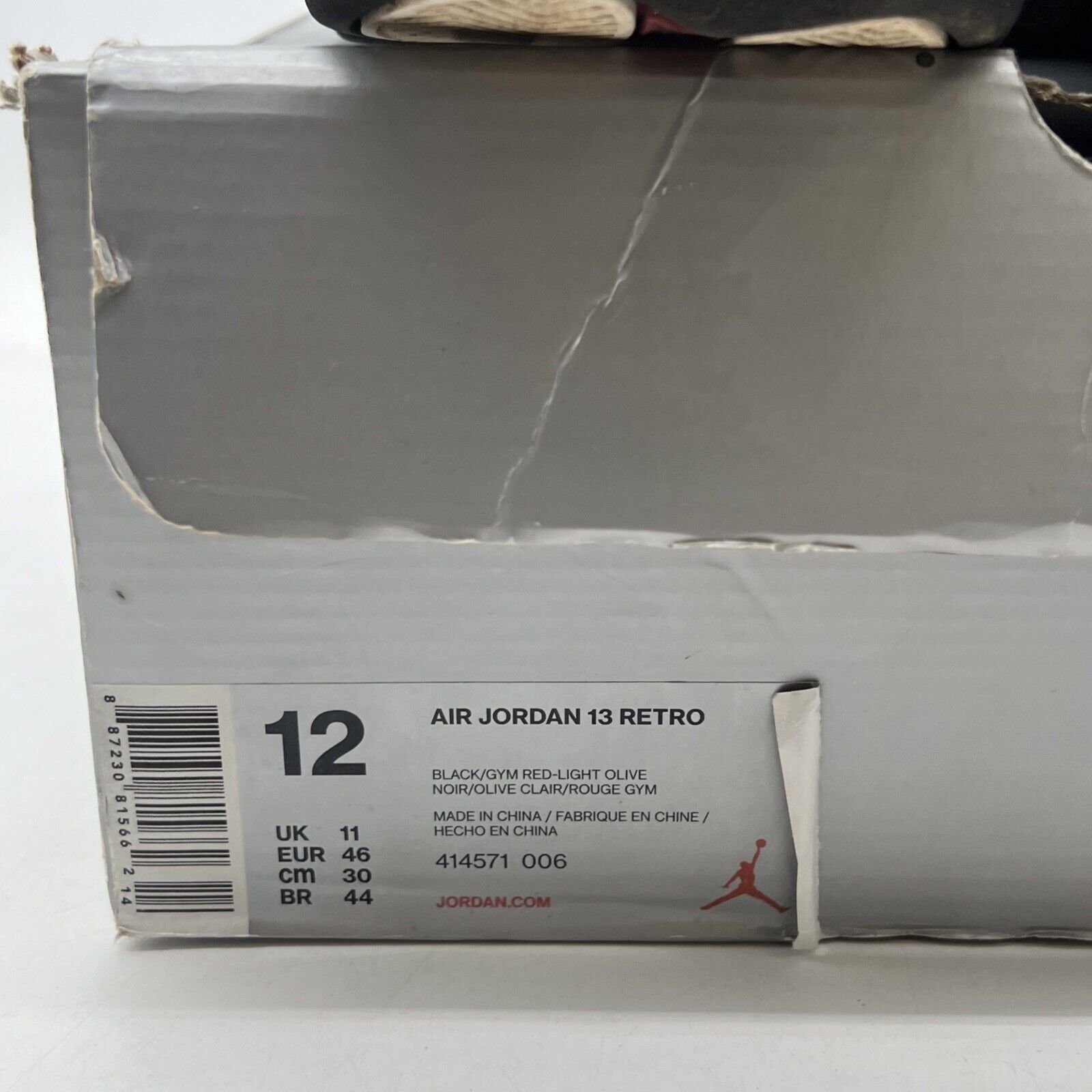Size 12 - Air Jordan 13 Retro Olive (414571-006)