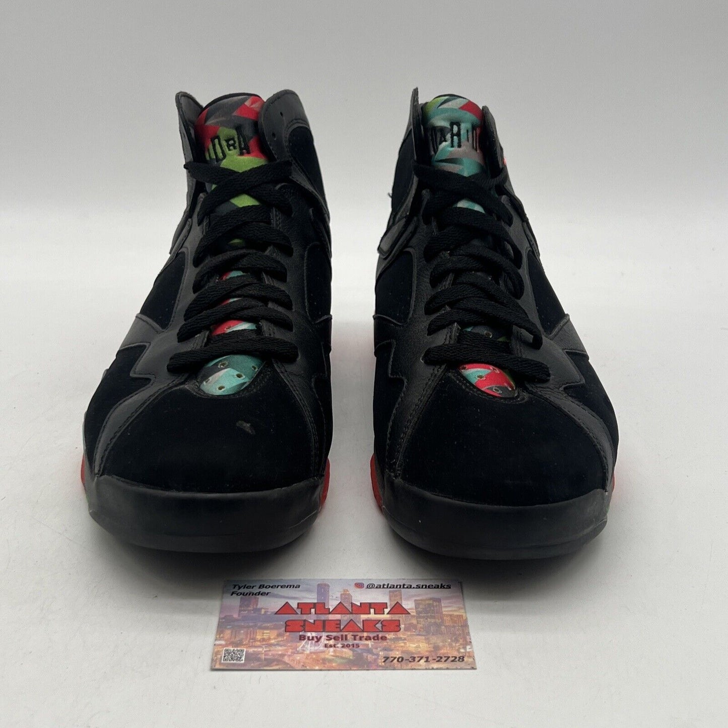 Size 10.5 - Air Jordan 7 Retro 30th Barcelona Nights Blue Red Suede (705350-007)