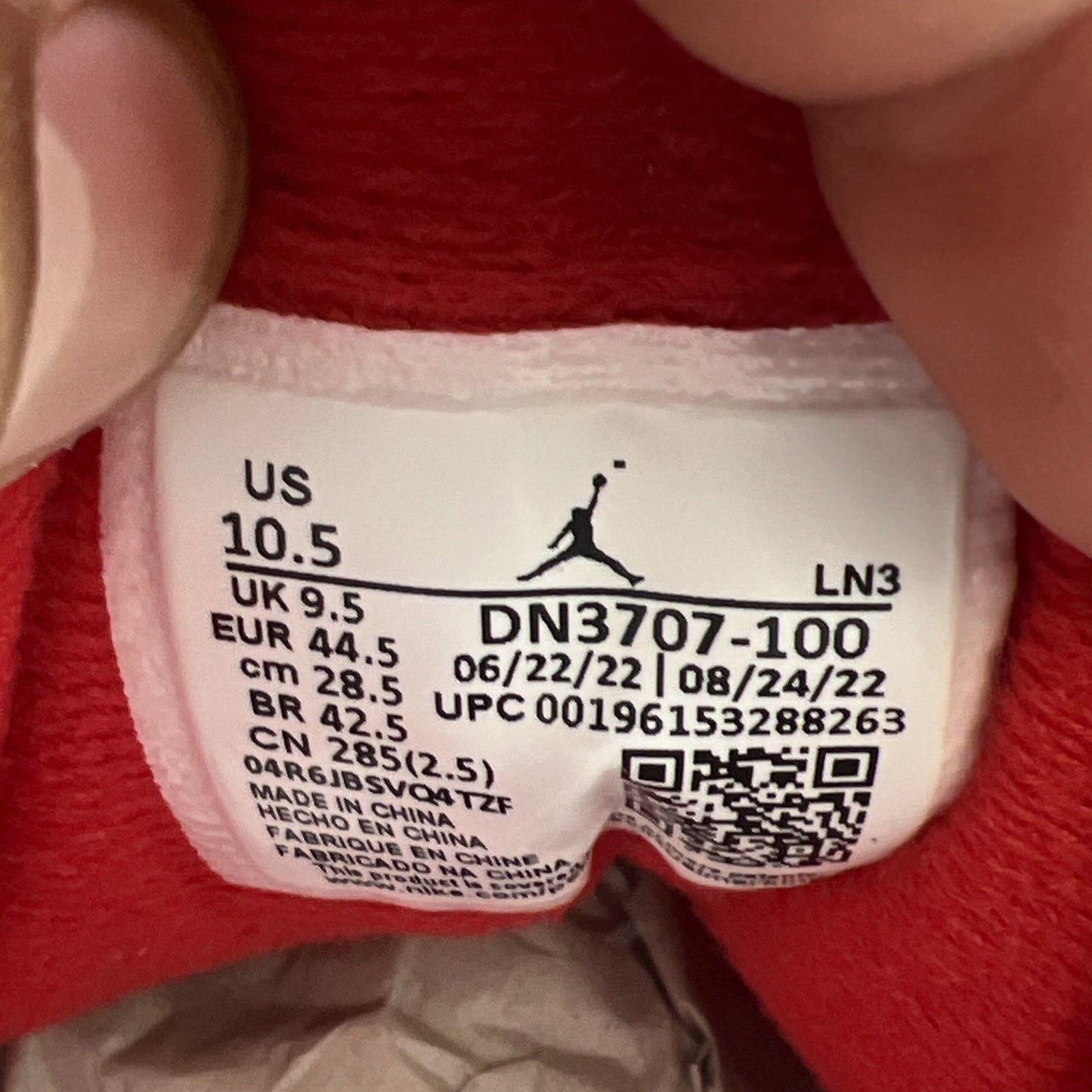 Size 10.5 - Air Jordan 3 Retro  White Cement Reimagined (DN3707-100)