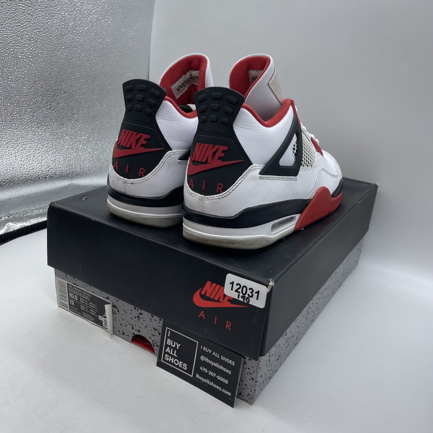 Size 10.5 - Air Jordan 4 Retro OG Mid Fire Red (DC7770-160)