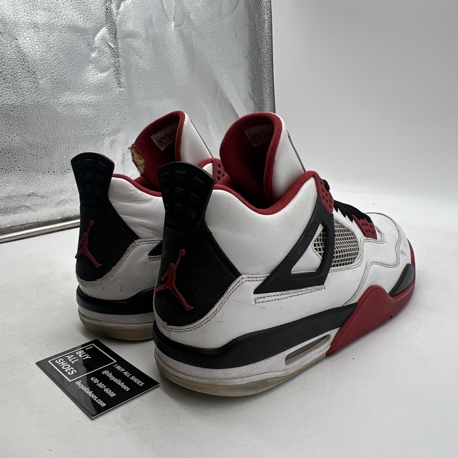 Size 14 - Air Jordan 4 Retro Fire Red 2012 (308497-110)