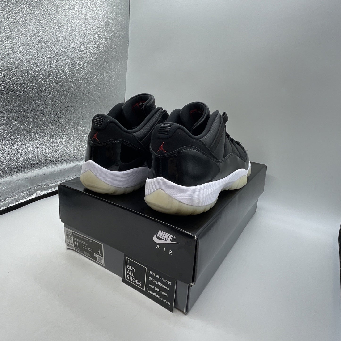 Size 11 - Air Jordan 11 Retro Low 72-10 (AV2187-001)