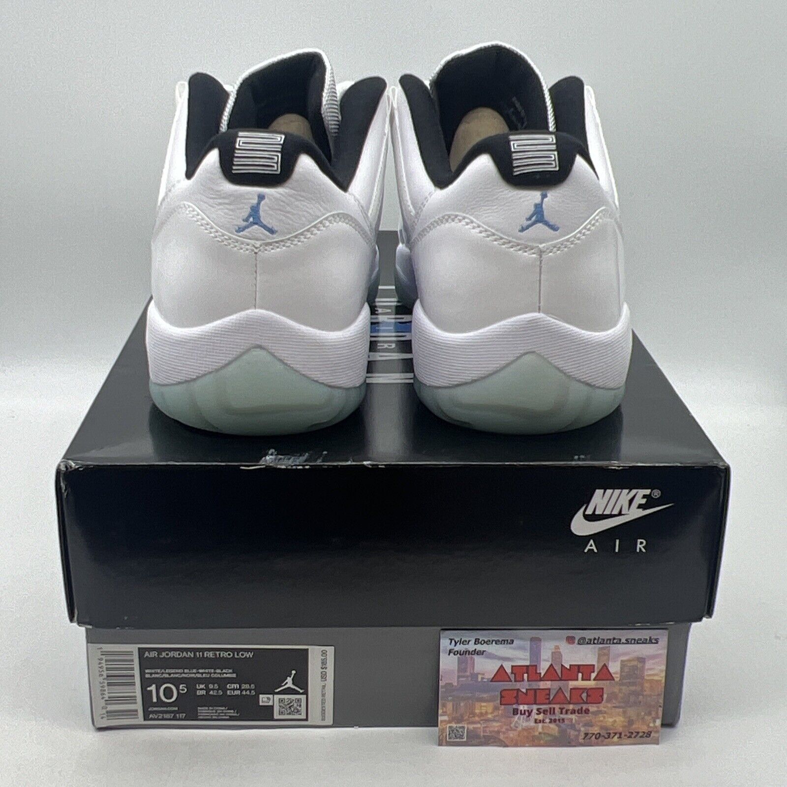 Size 10.5 - Jordan 11 Retro Low Legend Blue Brand New Og All