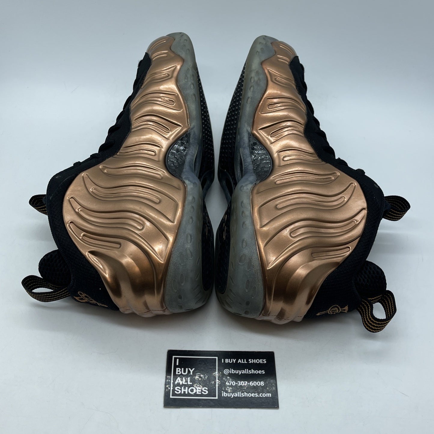 Size 11.5 - Nike Air Foamposite One 2017 Copper Black Suede (314996-007)