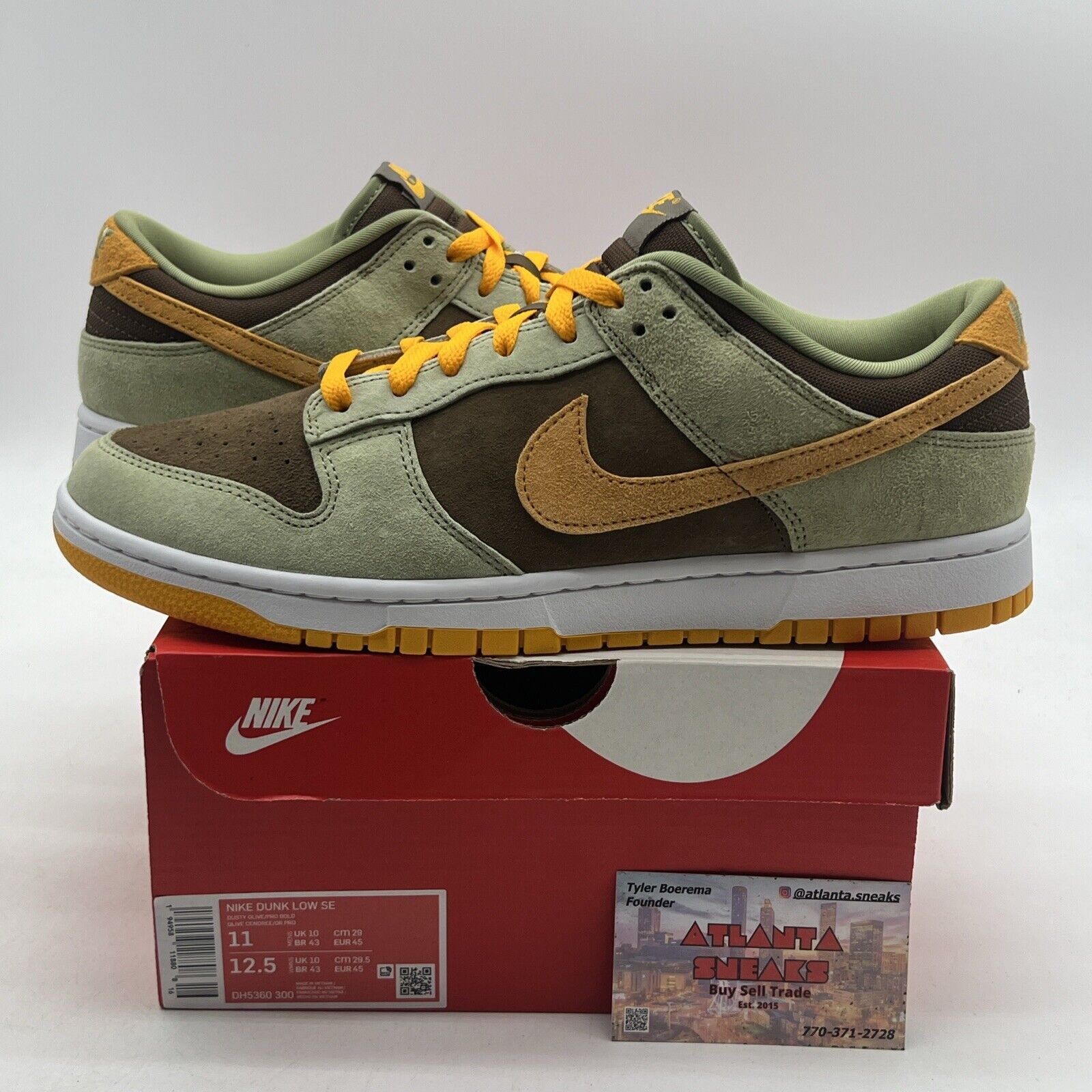 Size 11 - Nike Dunk Low Dusty Olive (DH5360-300)