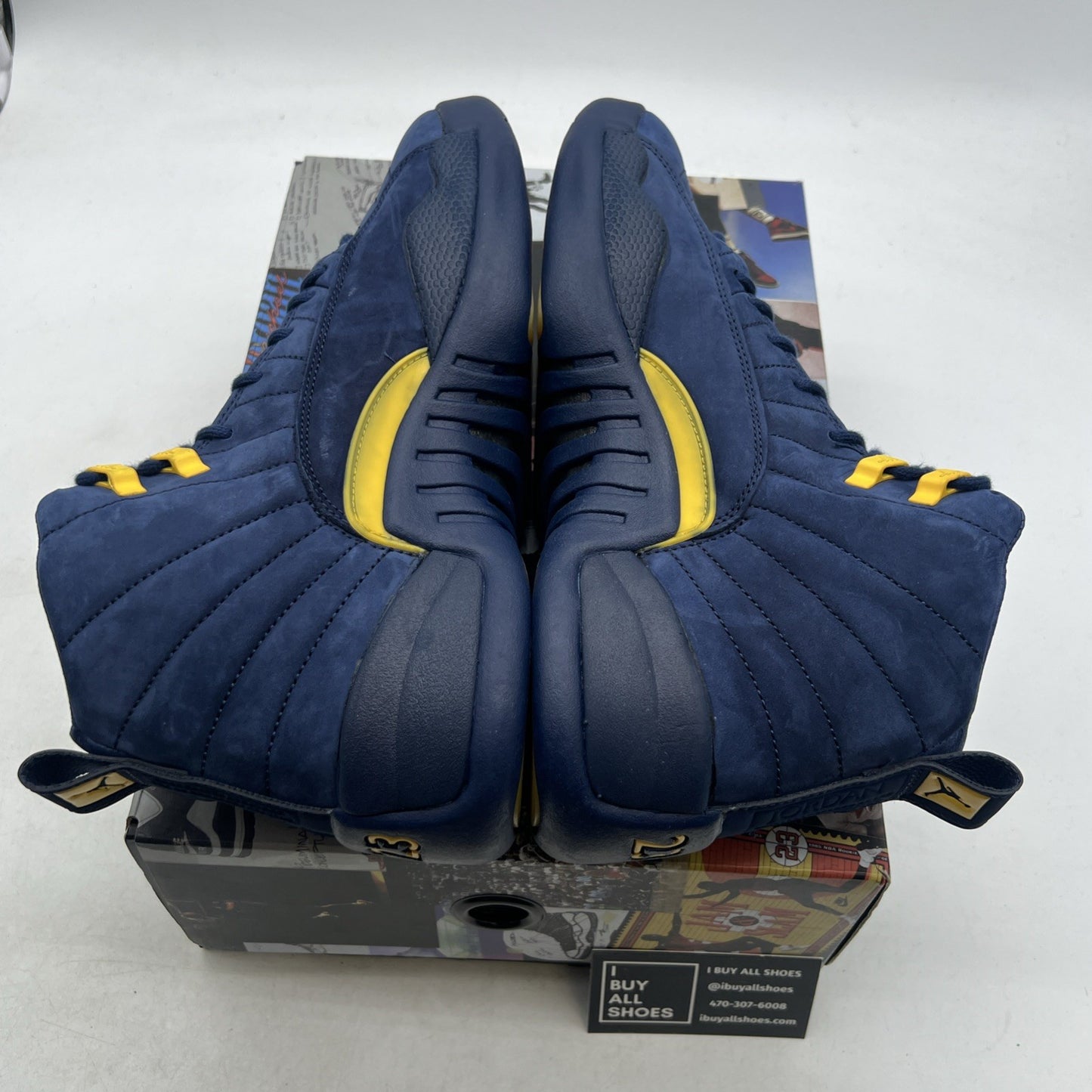 Size 9.5 - Air Jordan 12 Retro Michigan (BQ3180-407)