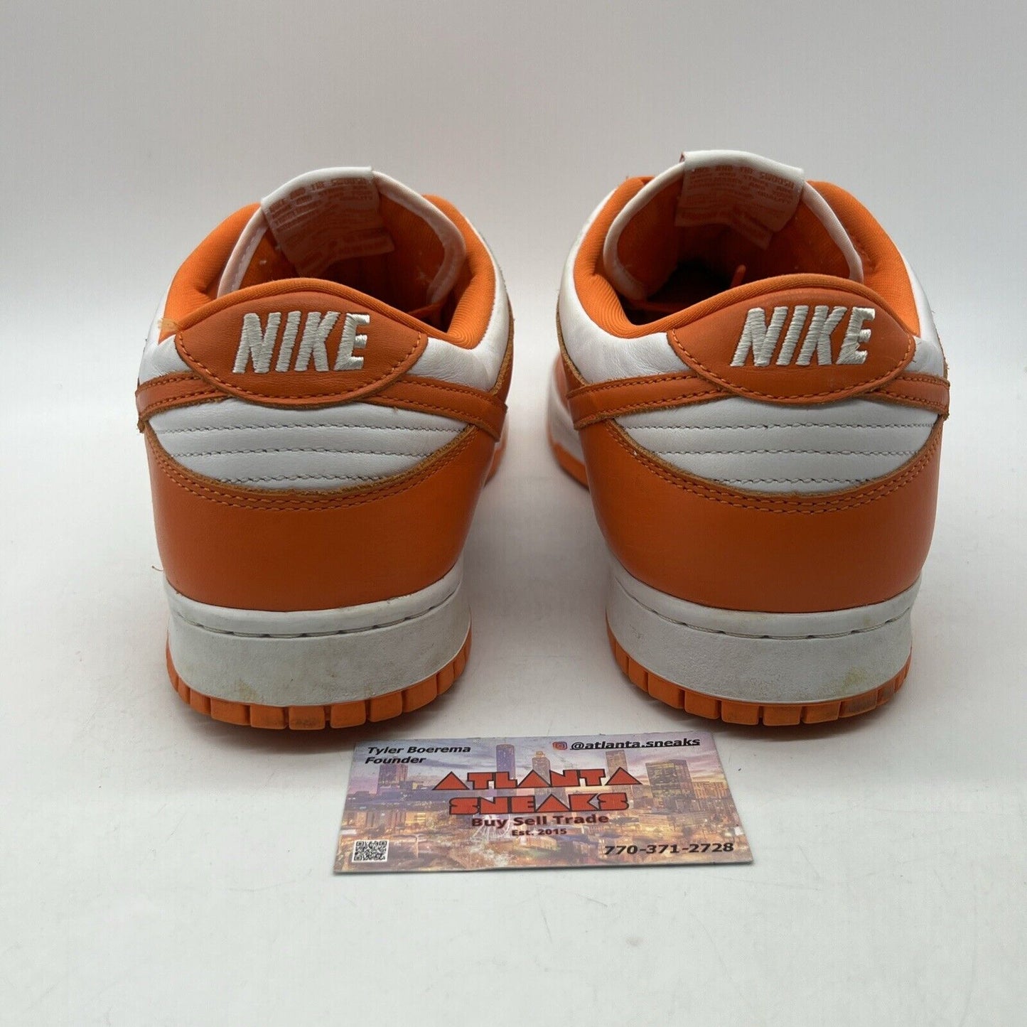 Size 12 - Nike Dunk Low Retro SP Syracuse 2020 Orange White Leather (CU1726-101)