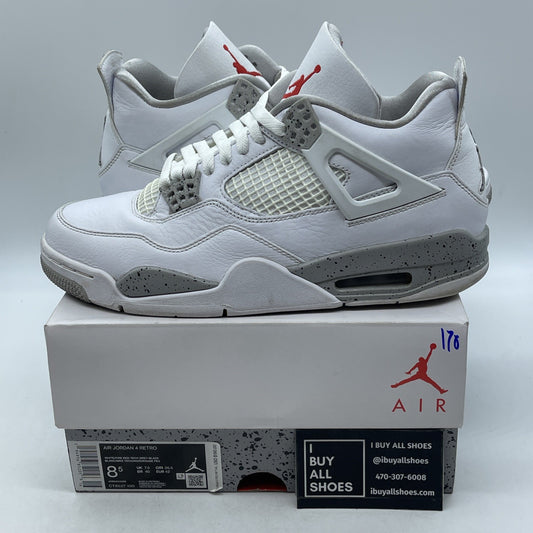 Size 8.5 - Air Jordan 4 Retro Mid White Oreo (CT8527-100)