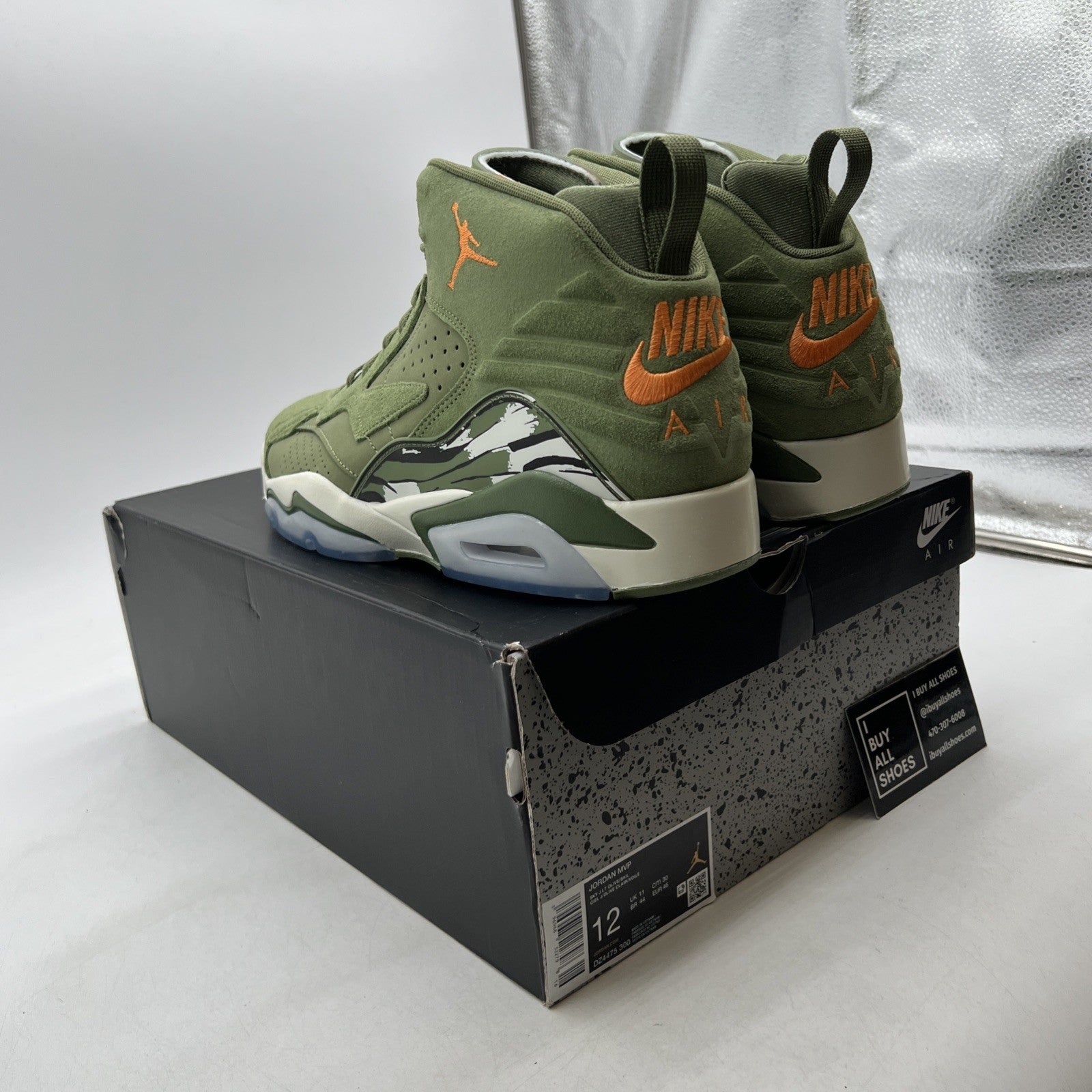 Size 12 - Air Jordan MVP Sky J Light Olive (DZ4475-300)