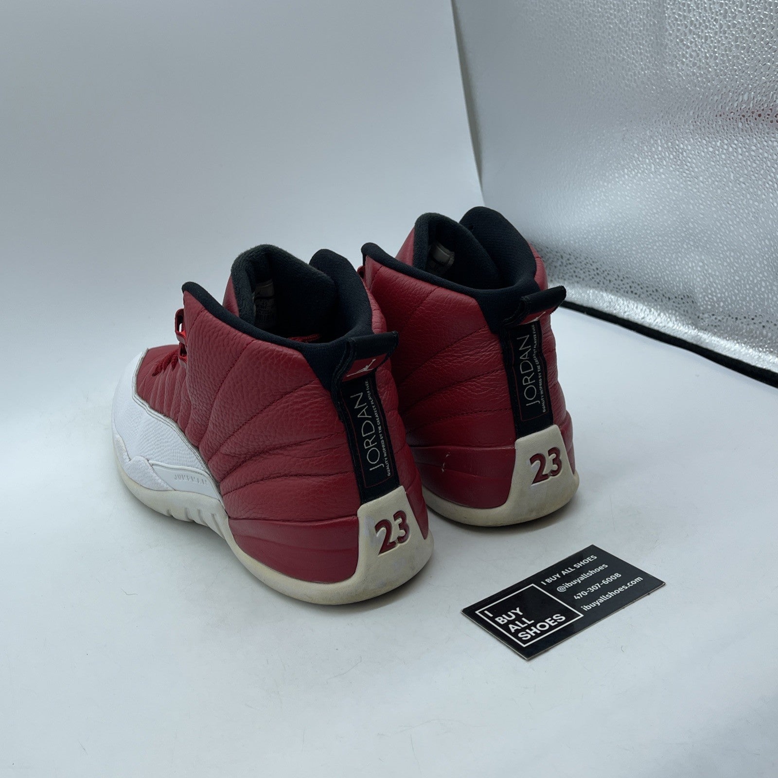 Size 11 - Air Jordan 12 Retro Gym Red White Black Leather (130690-600)