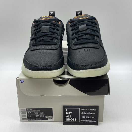 Size 9.5 - Nike Book 1 Halloween Black GLOW IN DARK Suede (FJ4249-003)