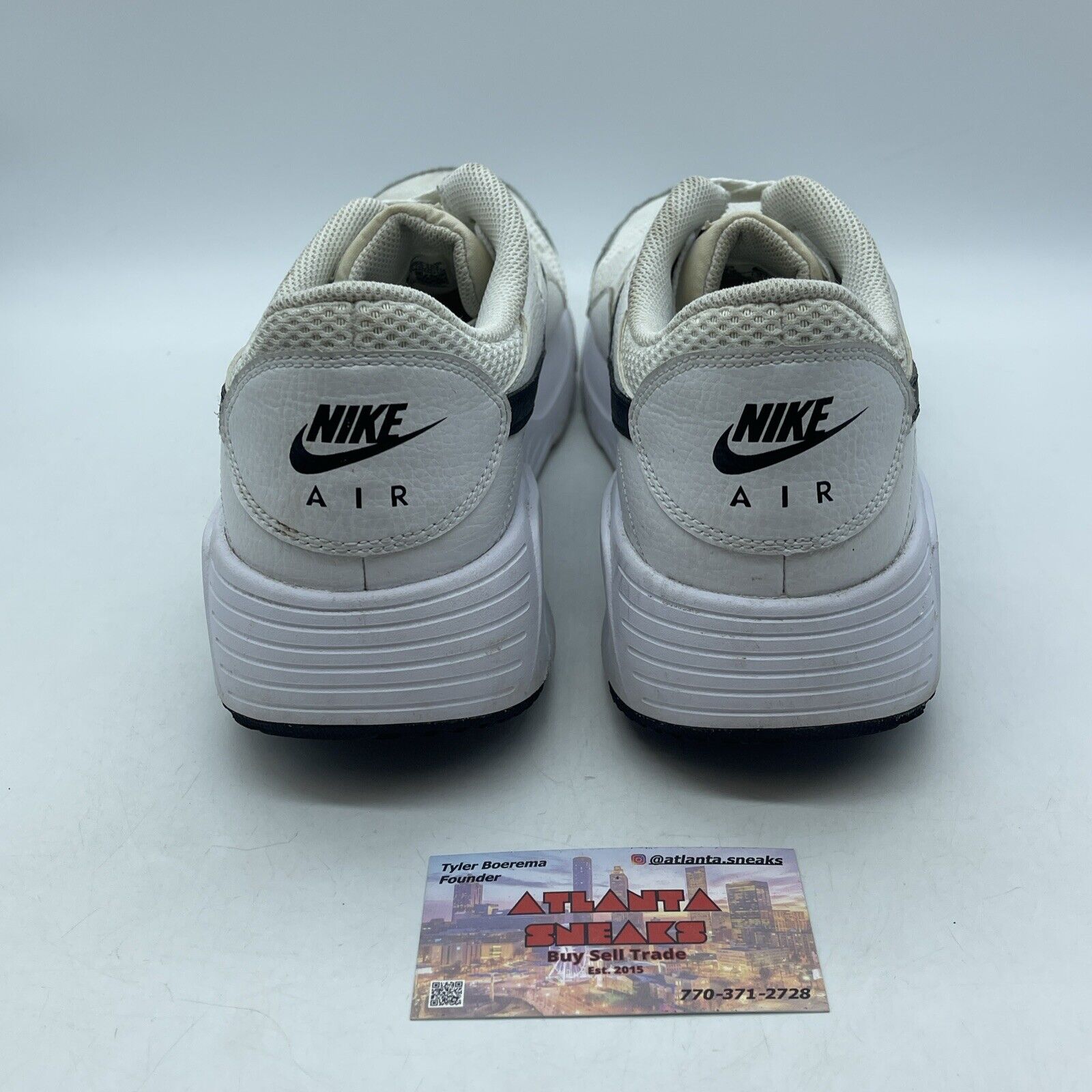 Size 12 - Nike Air Max SC White Black Suede Leather (CW4555-102)