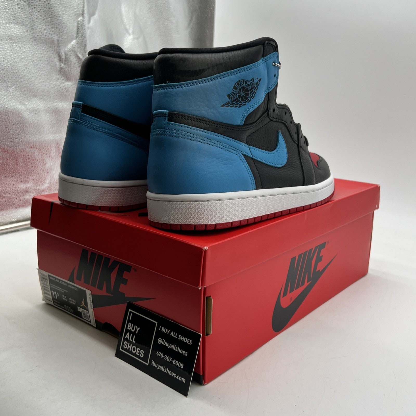 Size 11.5 - Air Jordan 1 High OG UNC To Chicago 2020 (CD0461-046)