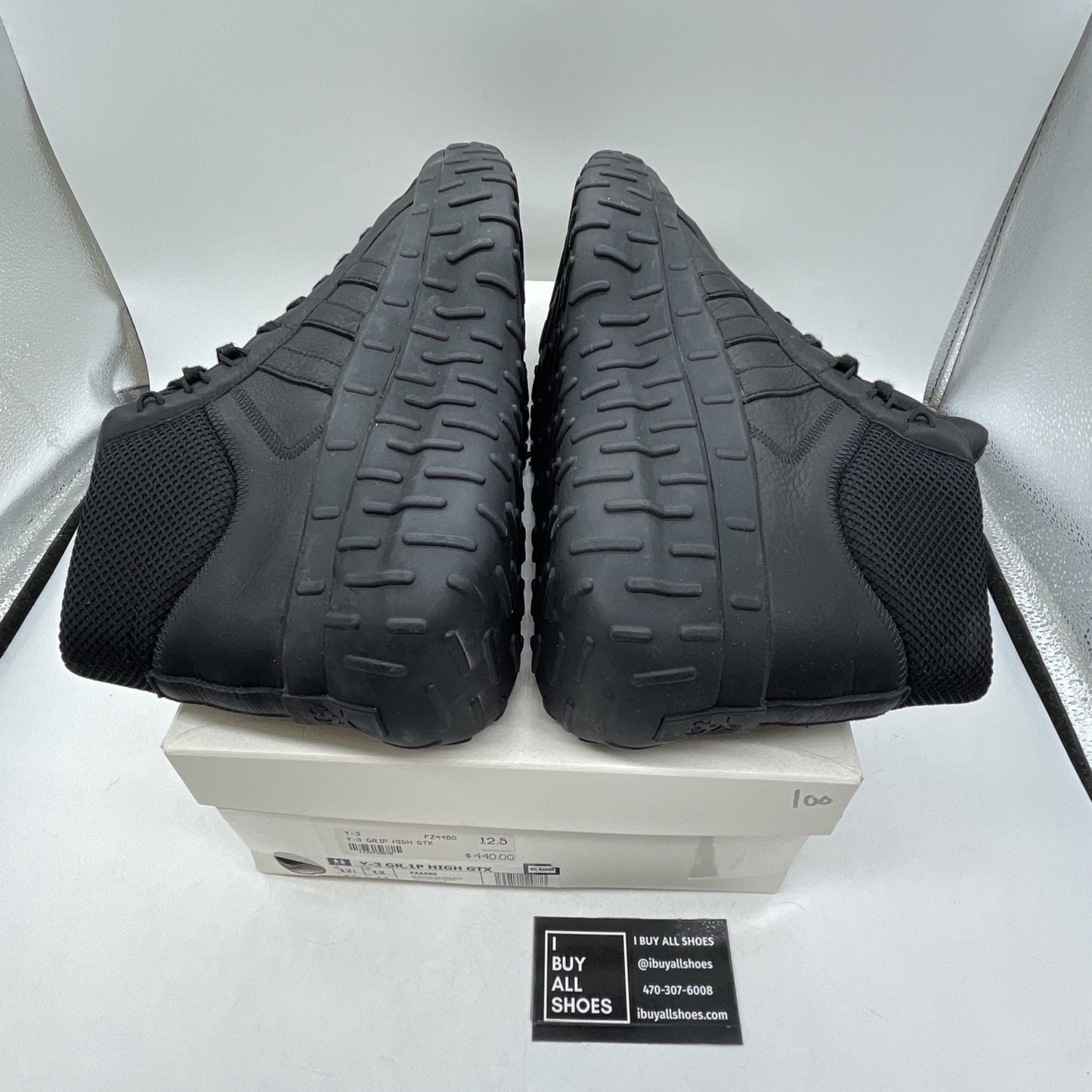 Size 12.5 - Adidas Y-3 GR.1P GTX High Triple Black (FZ4480)