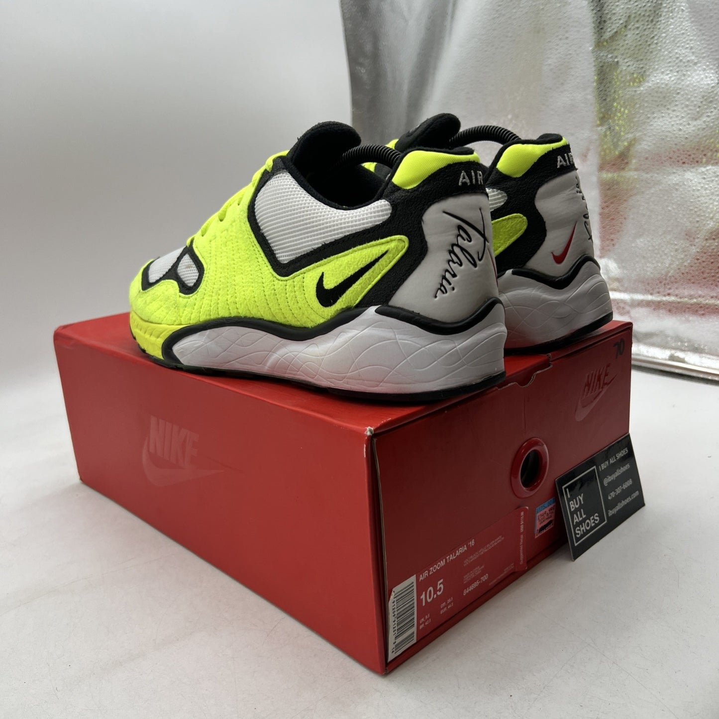 Size 10.5 - Nike Air Zoom Talaria '16 Volt (844695-700)