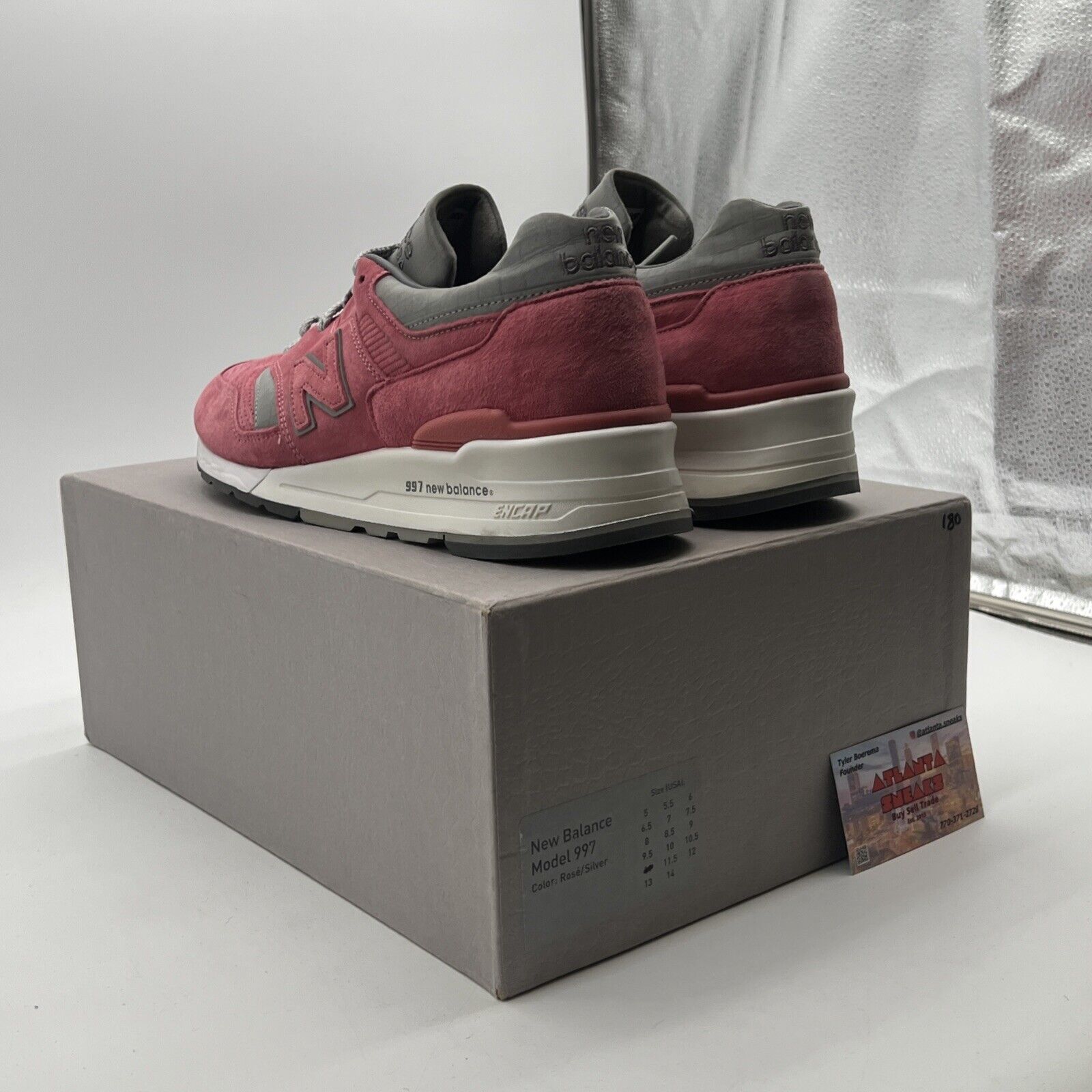 Size 11 - Concepts x New Balance 997 Rose M997CPT Size 8 Concepts 990 ald