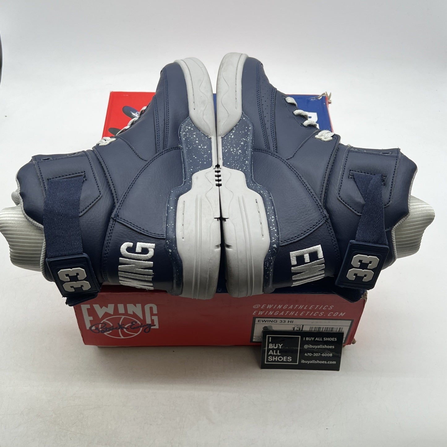 Size 13 - EWING ATHLETICS 33 HI - Navy/Grey (1BM00149-124)