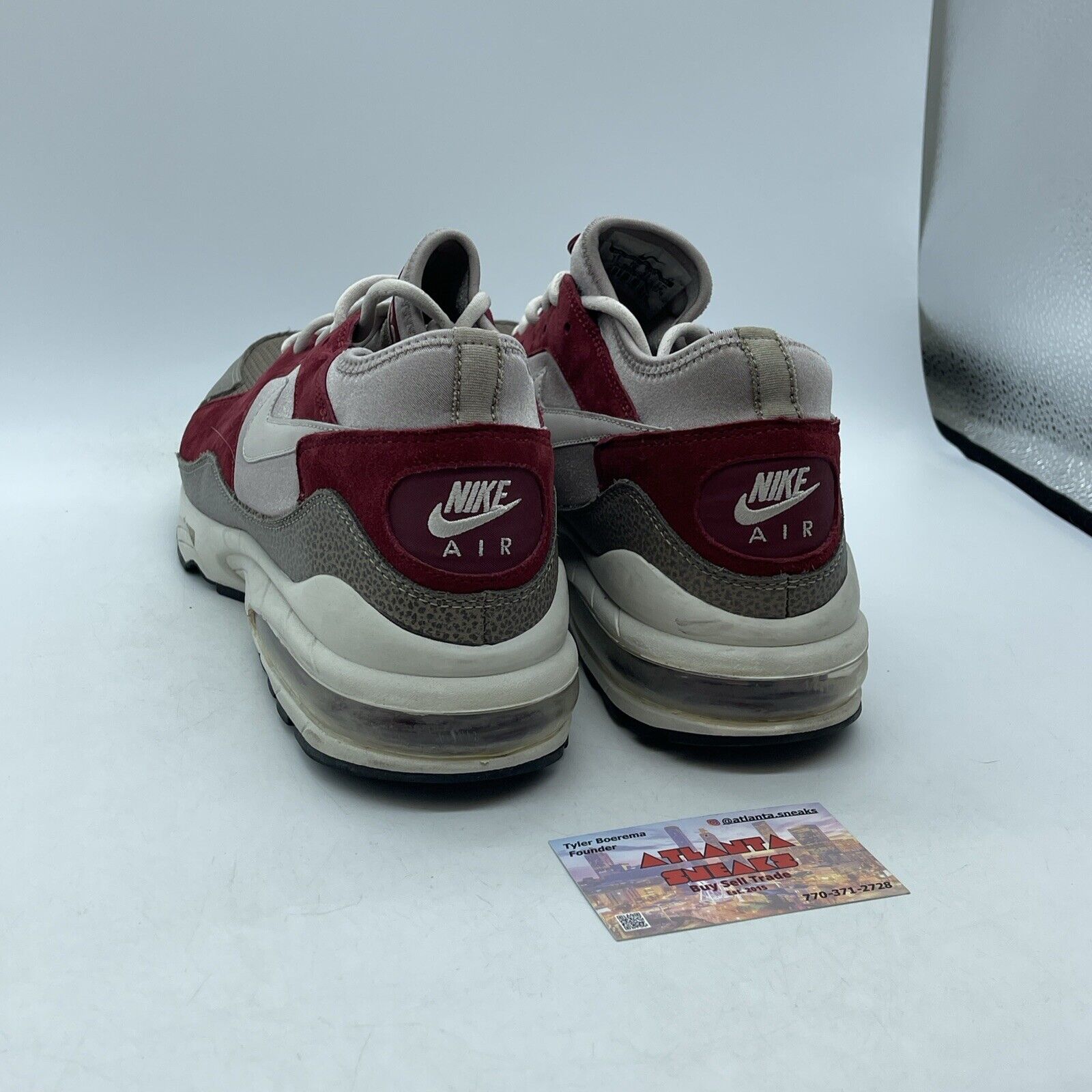 Size 11 - Nike Size? x Air Max 93 Metals Pack - Flat Zinc Suede (306551-016)