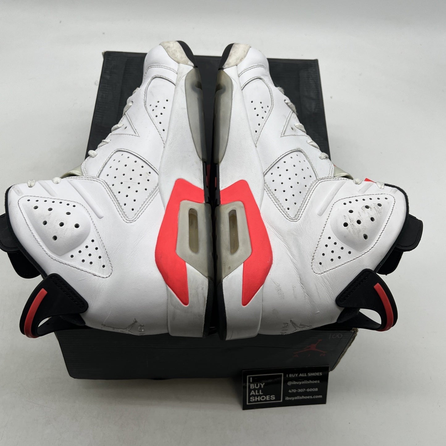 Size 11 - Air Jordan 6 Retro 2014 White Infrared (384664-123)
