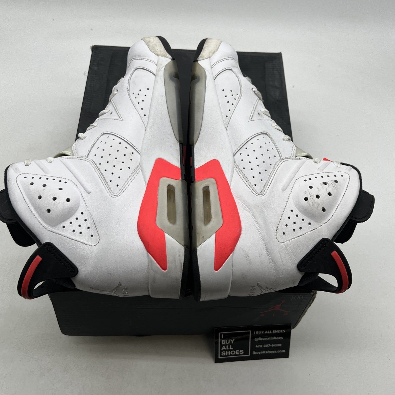 Size 11 - Air Jordan 6 Retro 2014 White Infrared (384664-123)
