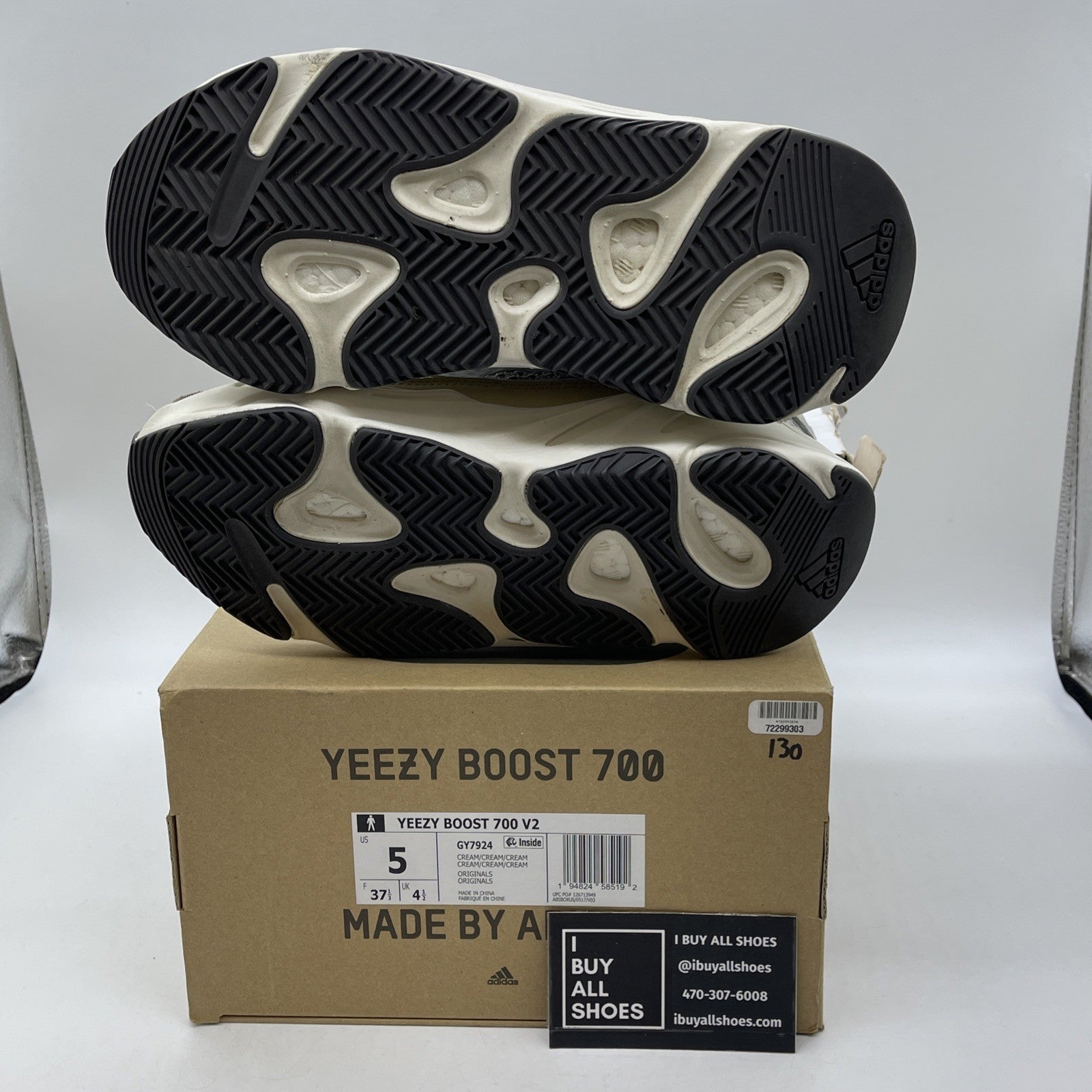 Size 5 - adidas Yeezy Boost 700 V2 Cream (GY7924)