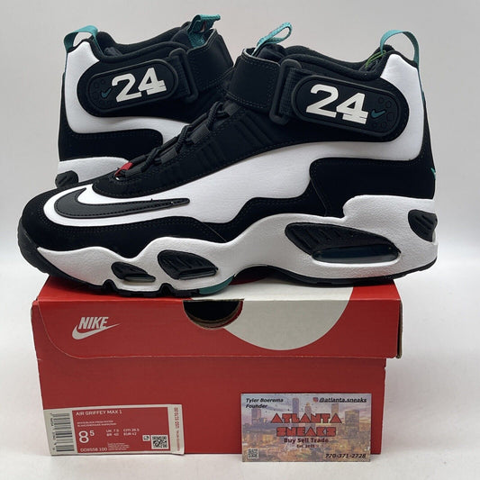 Size 8.5 - Nike Air Griffey Max 1 2021 Freshwater Black Suede White (DD8558-100)