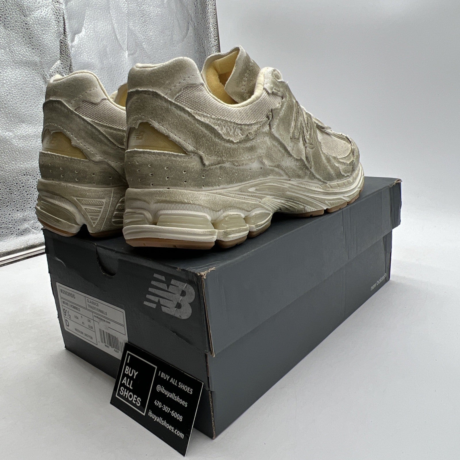 Size 9.5 - New Balance 2002R Protection Pack - Distressed (M2002RDG)