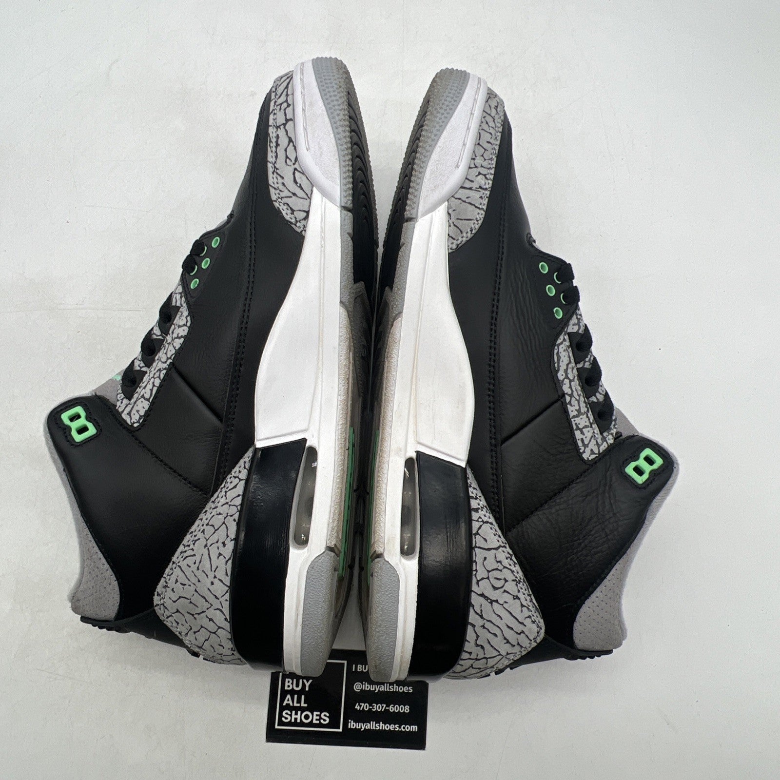 Size 11 - Air Jordan 3 Retro Green Glow (CT8532-031)