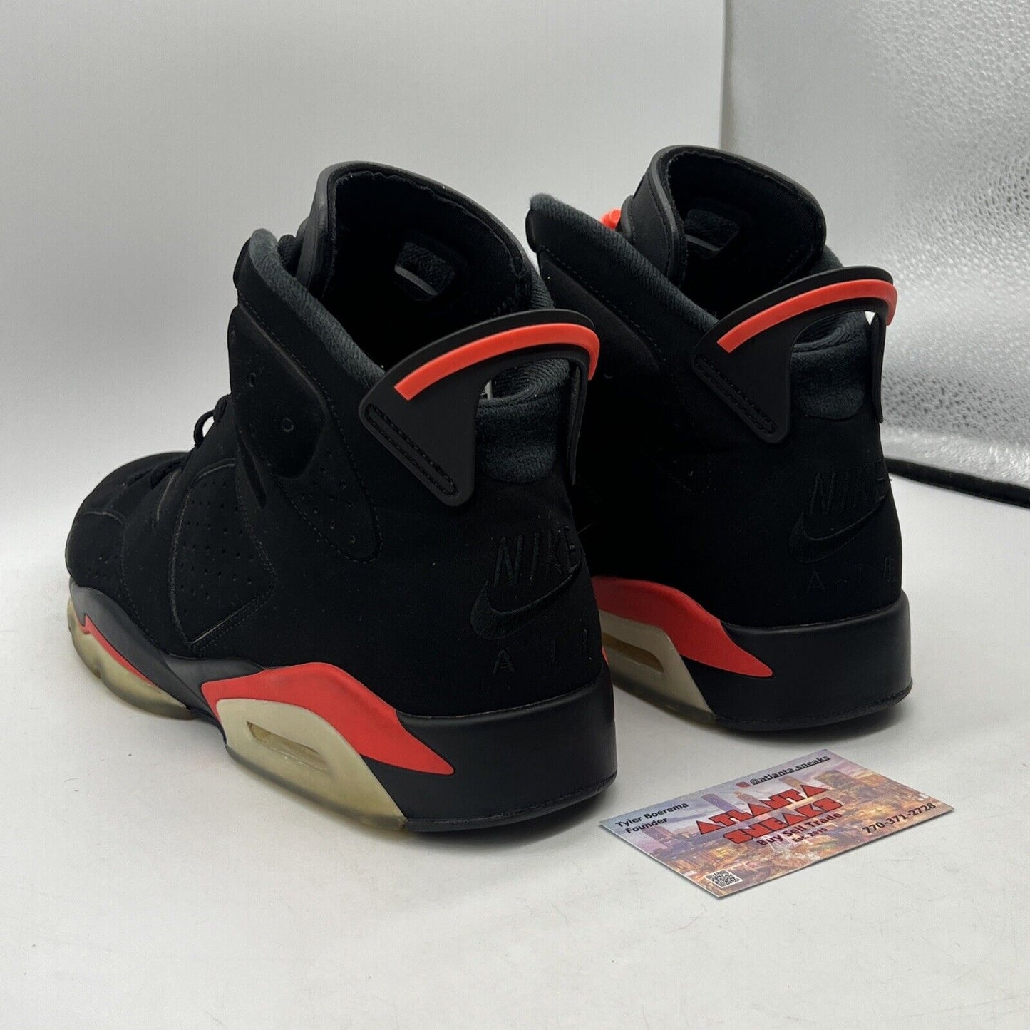 Size 11.5 - Jordan 6 Retro Mid Infrared Black Infrared Icey (384664-060)