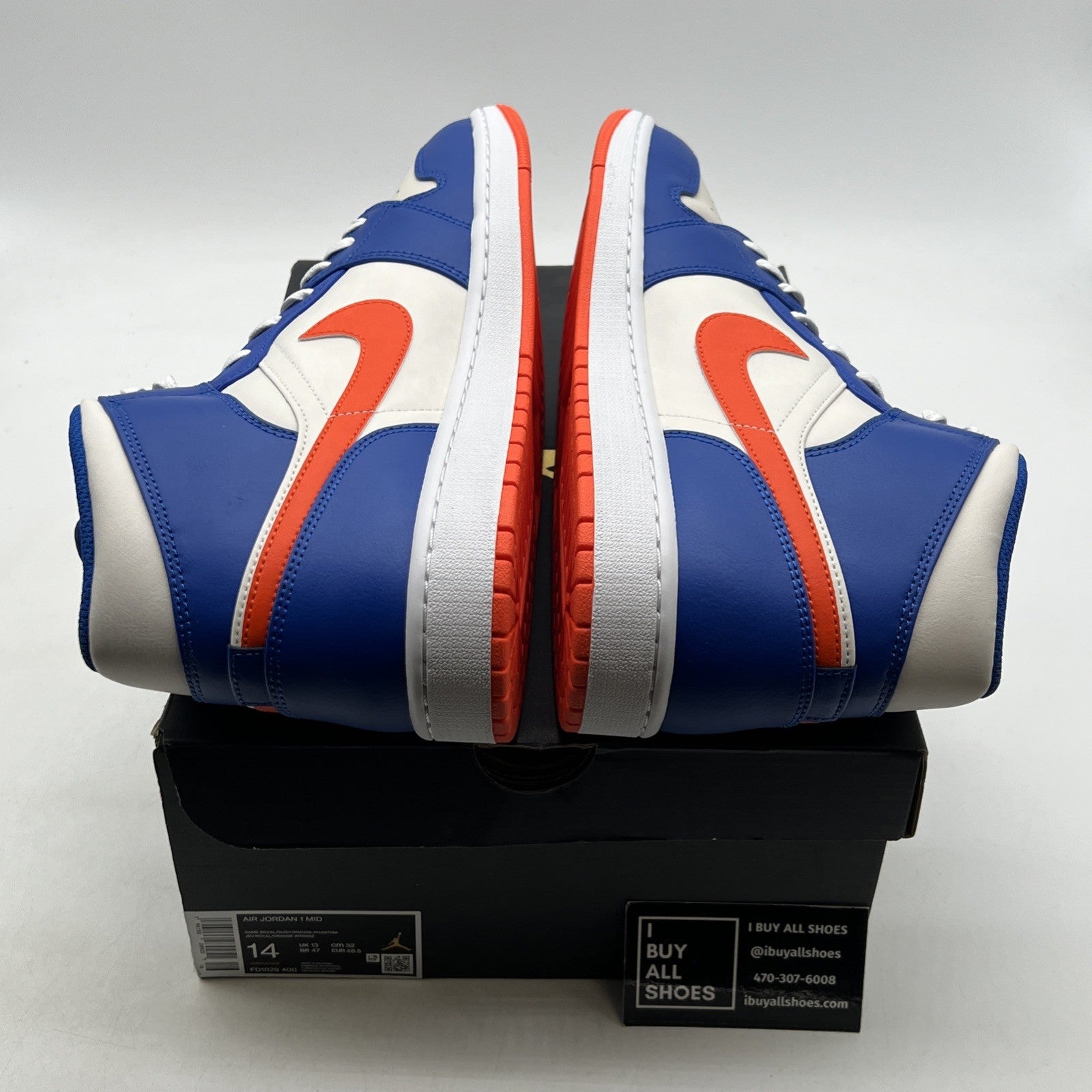 Size 14 - Air Jordan 1 Mid Knicks 2023 (FD1029-400)