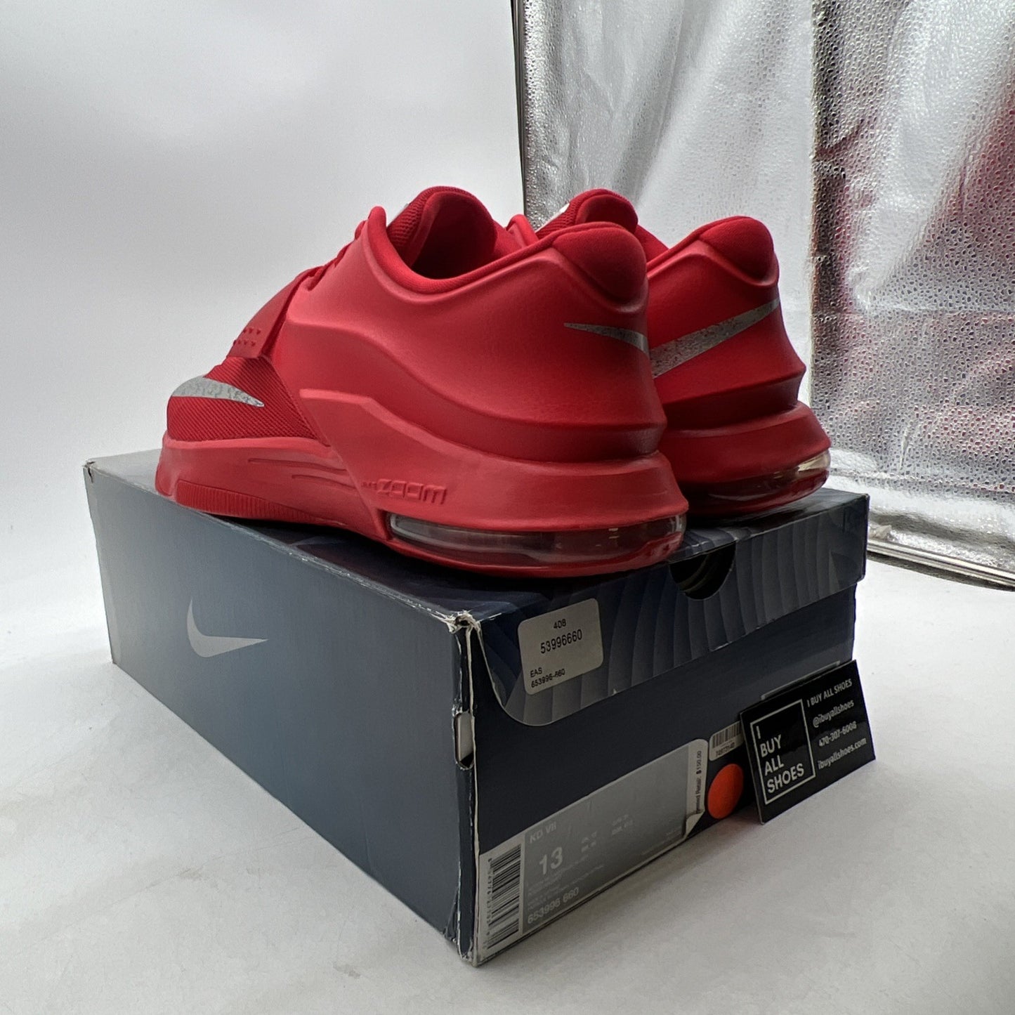 Size 13 - Nike KD 7 Kevin Durant Global Game Red (653996-660)