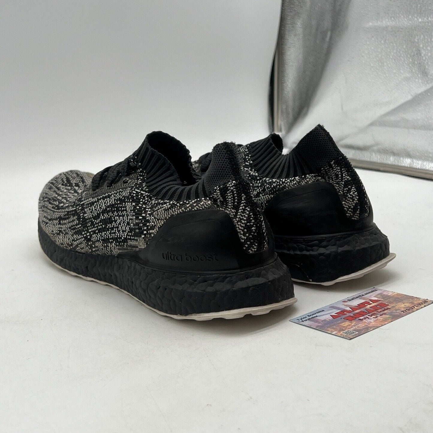 Size 10.5 - Adidas UltraBoost Uncaged (S80698) Black/Grey Sneakers