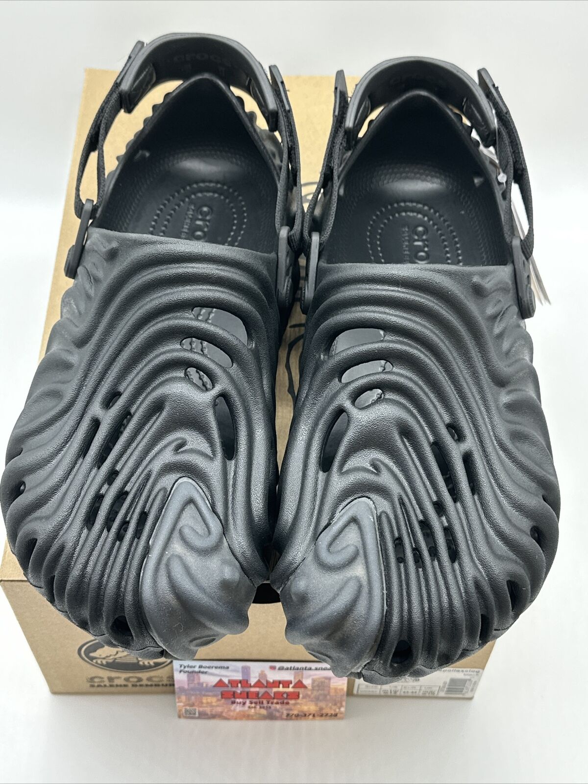 Crocs Pollex Clog by Salehe Bembury Sasquatch Black 207393-001 New Size M10/W12