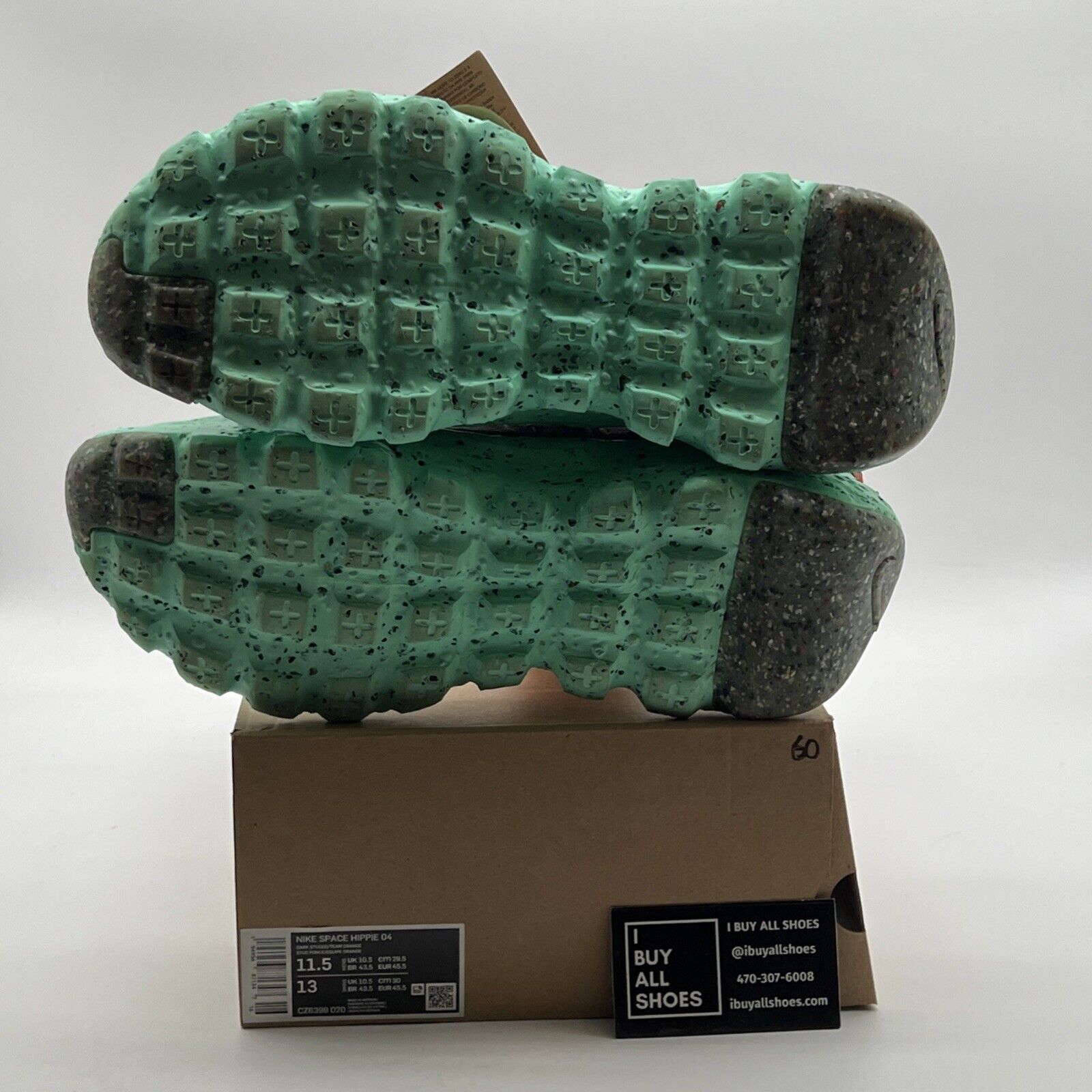 Size 11.5 - Nike Space Hippie 04 Green Glow (CZ6398-020)