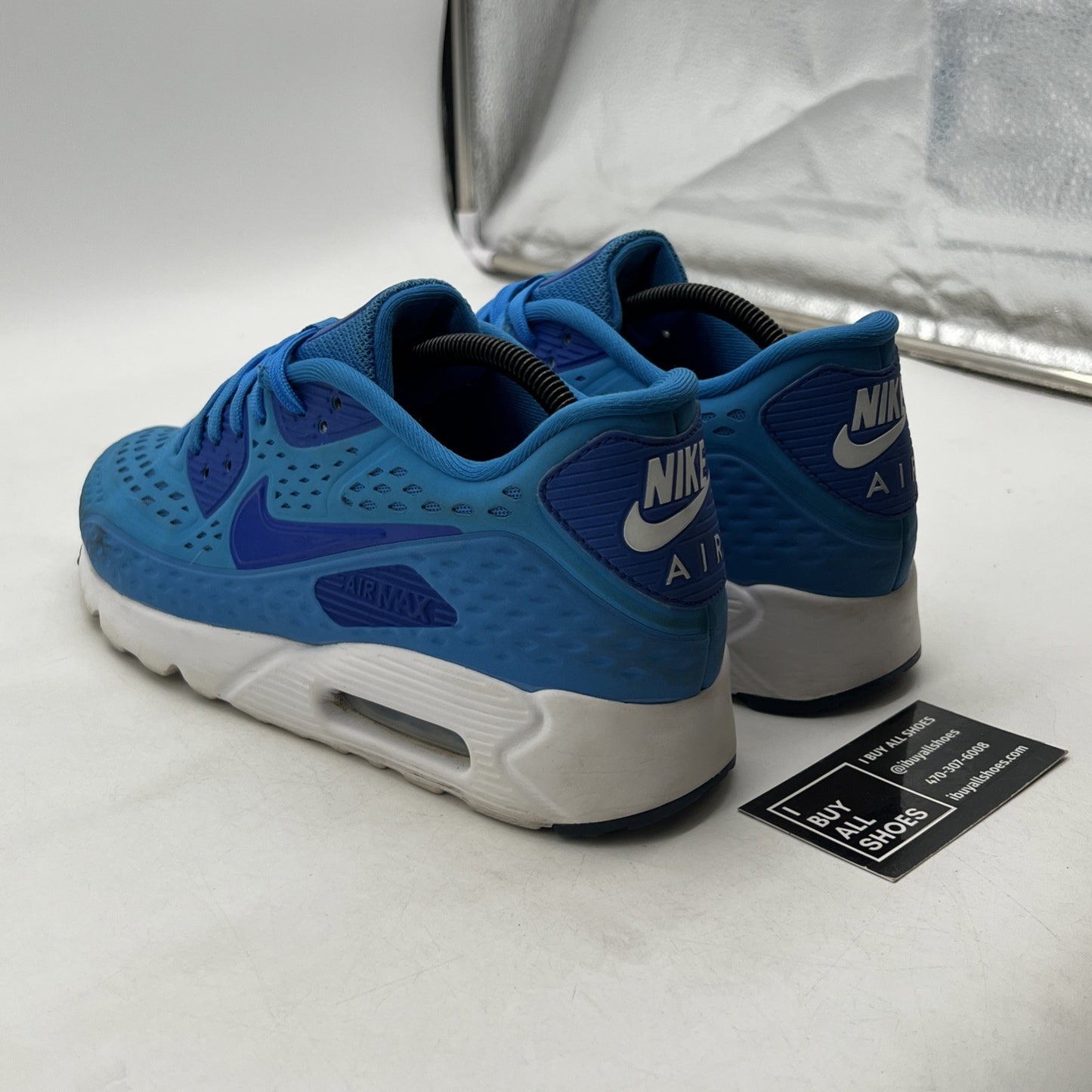 Size 10 - Nike Air Max 90 Ultra BR Light Photo Blue (725222-404)