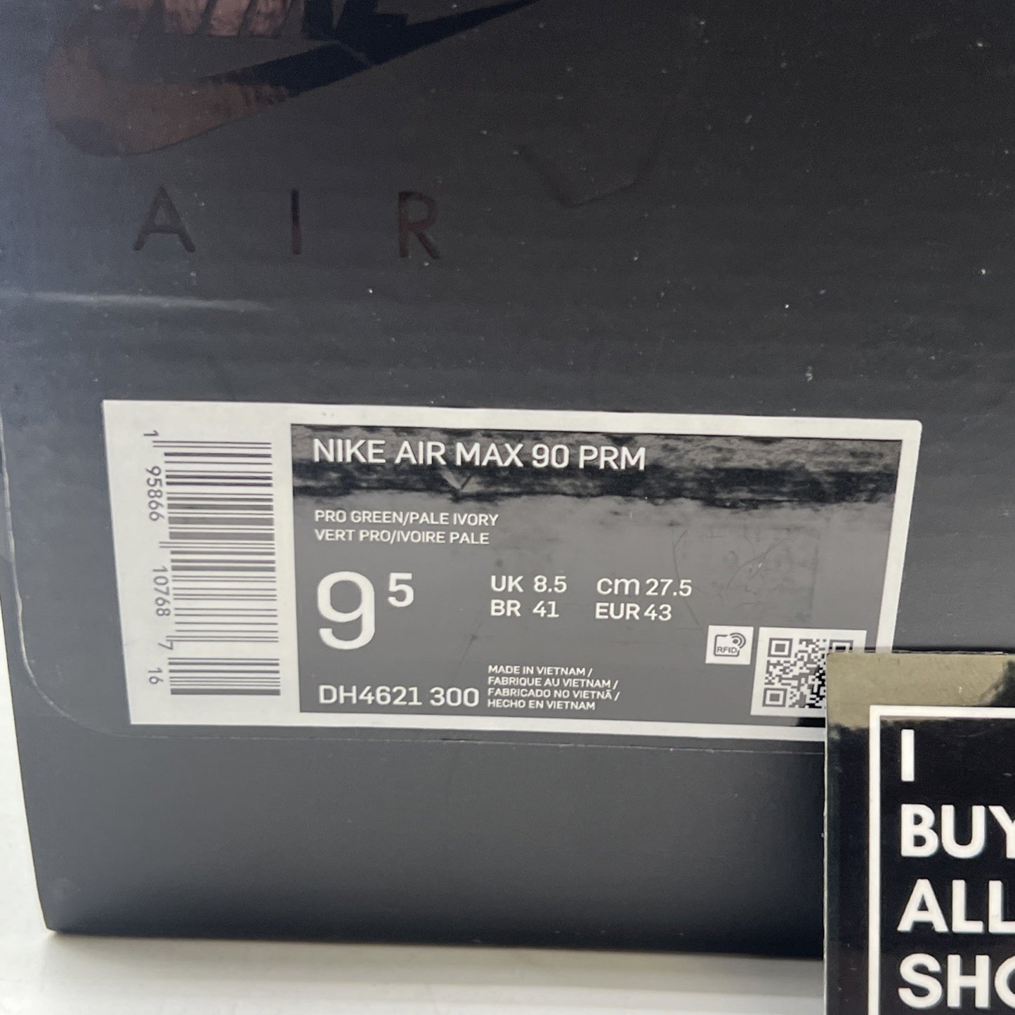 Size 9.5 - Nike Air Max 90 Premium Pro Green (DH4621-300)