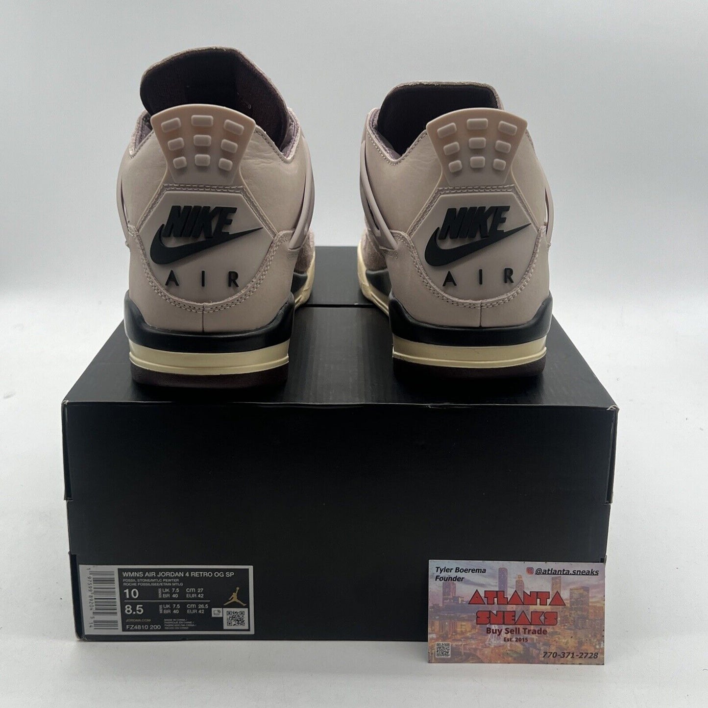 Size 10W - A Ma Maniére x Air Jordan 4 Retro While You Were Sleeping FZ4810-200