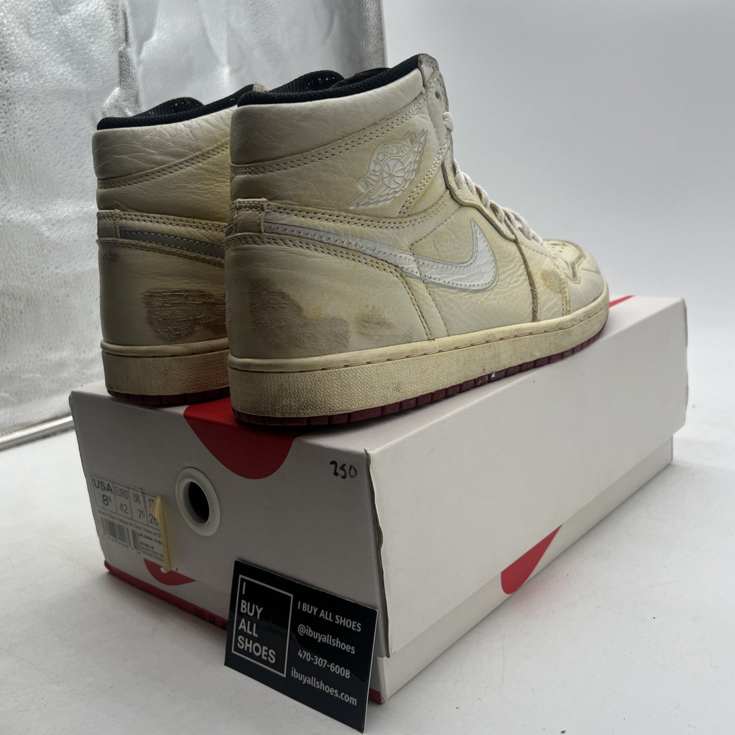 Size 8.5 - Air Jordan 1 Retro High OG Nigel Sylvester 2018 (BV1803-106)