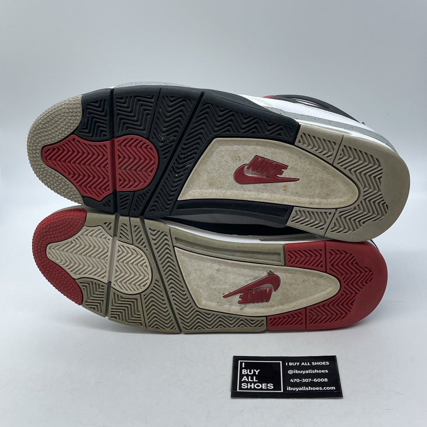 Size 13 - Jordan 4 Retro SE Mid What The 4 White Grey Leather (CI1184-146)