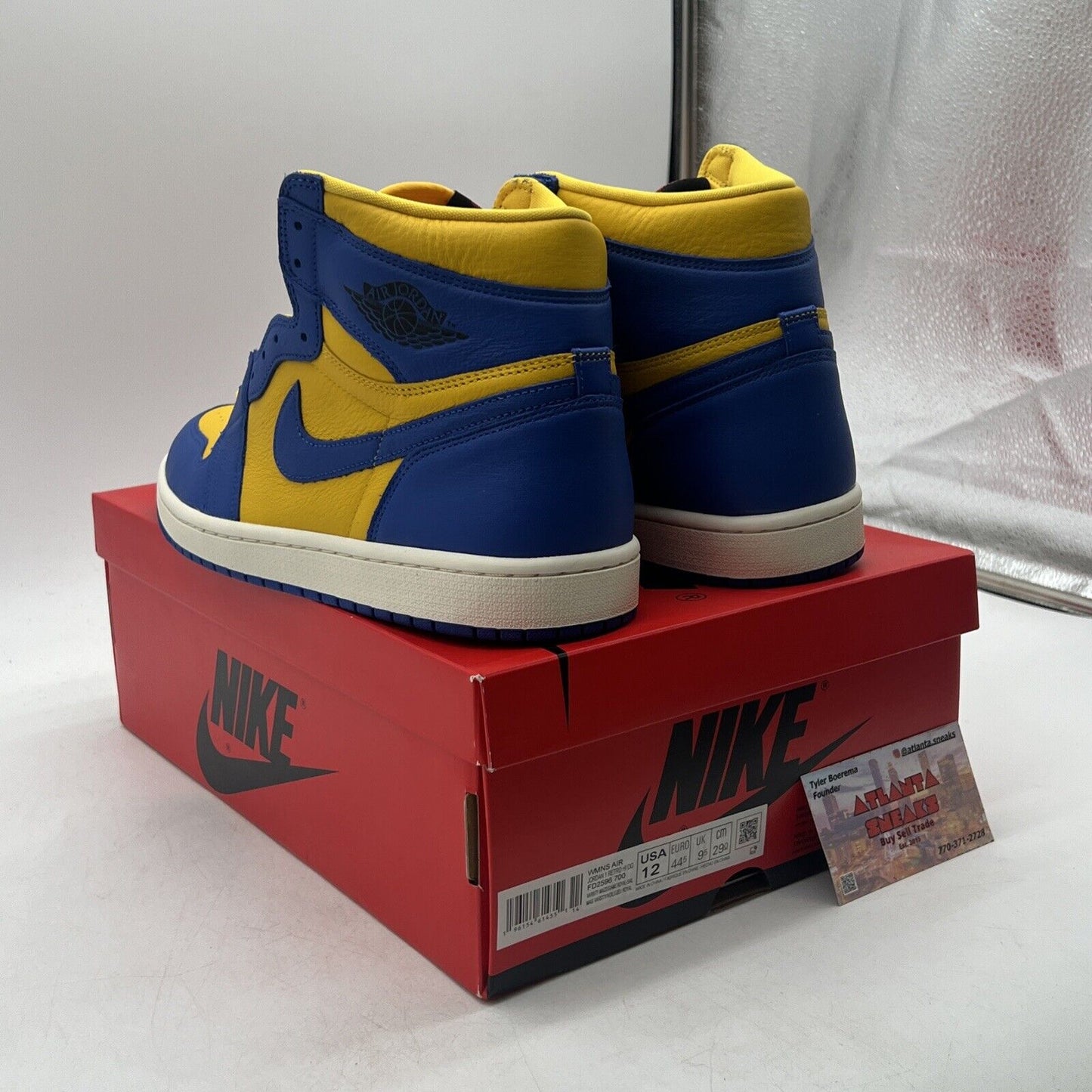 Size 12 - Air Jordan 1 Retro OG High Reverse Laney W (FD2596-700)