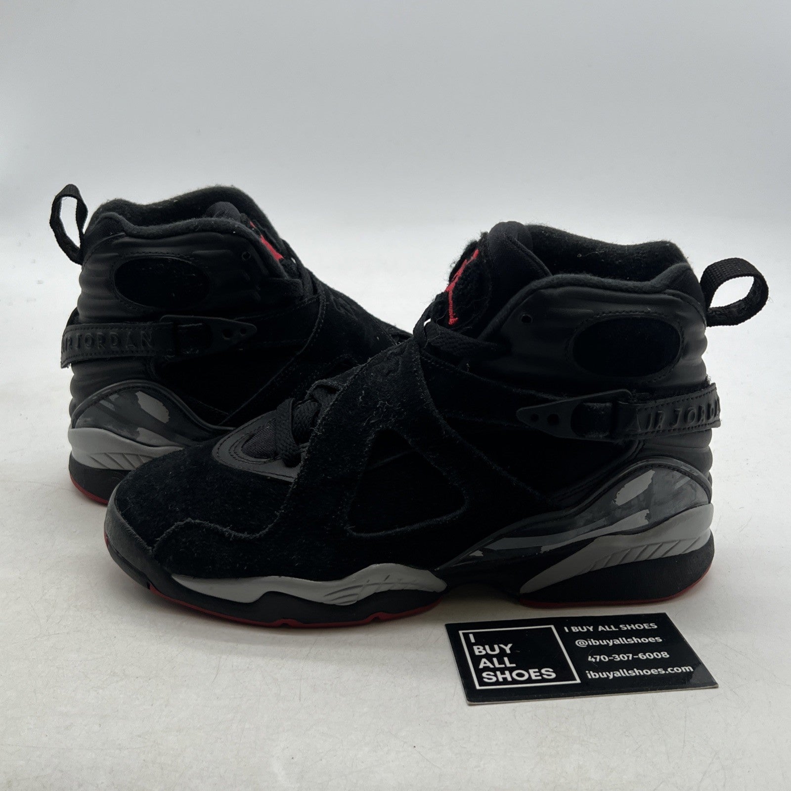 Size 5Y - Air Jordan 8 Retro Bred (305368-022)