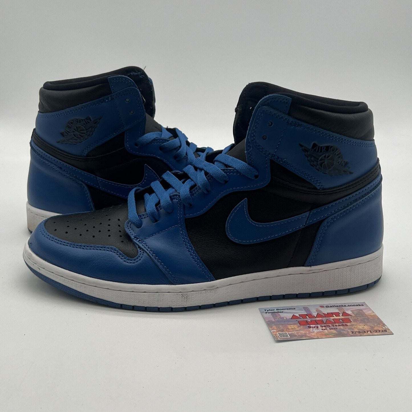 Size 12 - Air Jordan 1 Retro OG High Dark Marina Blue (555088-404)